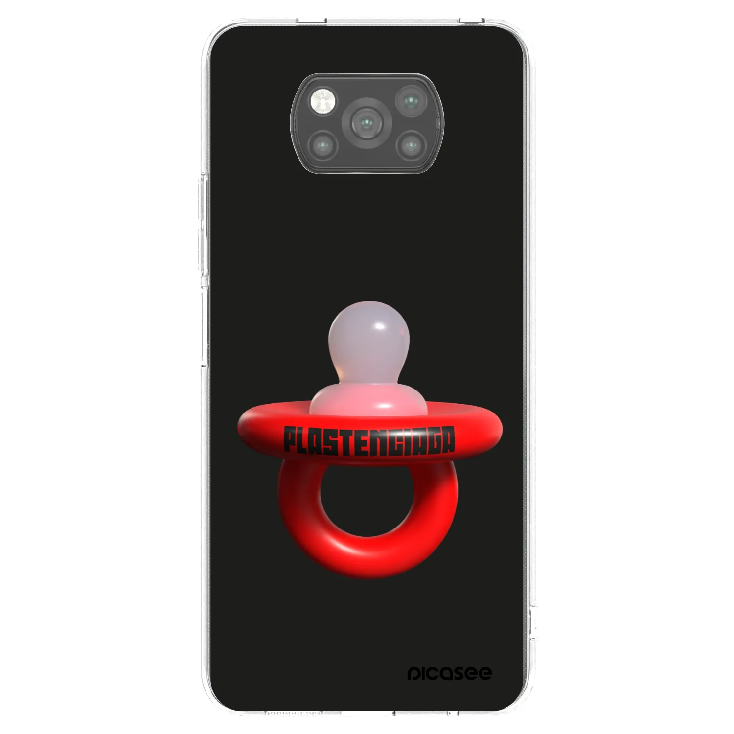 Picasee silikónový čierny obal pre Xiaomi Poco X3 - Le Dudel