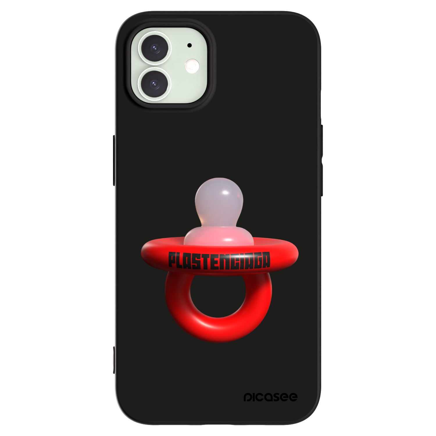 Silikónový čierny obal pre Apple iPhone 12 - Le Dudel