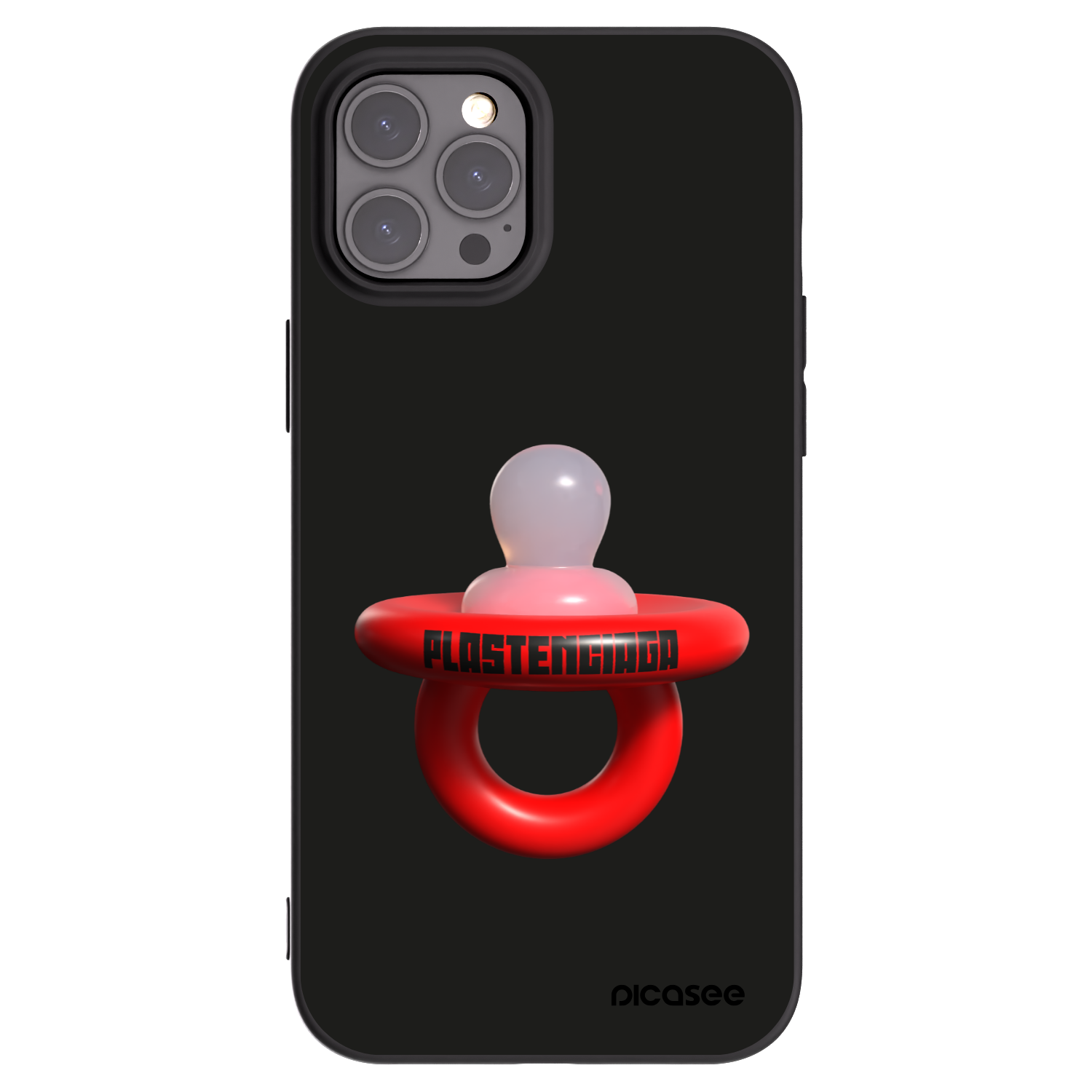 Silikónový čierny obal pre Apple iPhone 12 Pro Max - Le Dudel