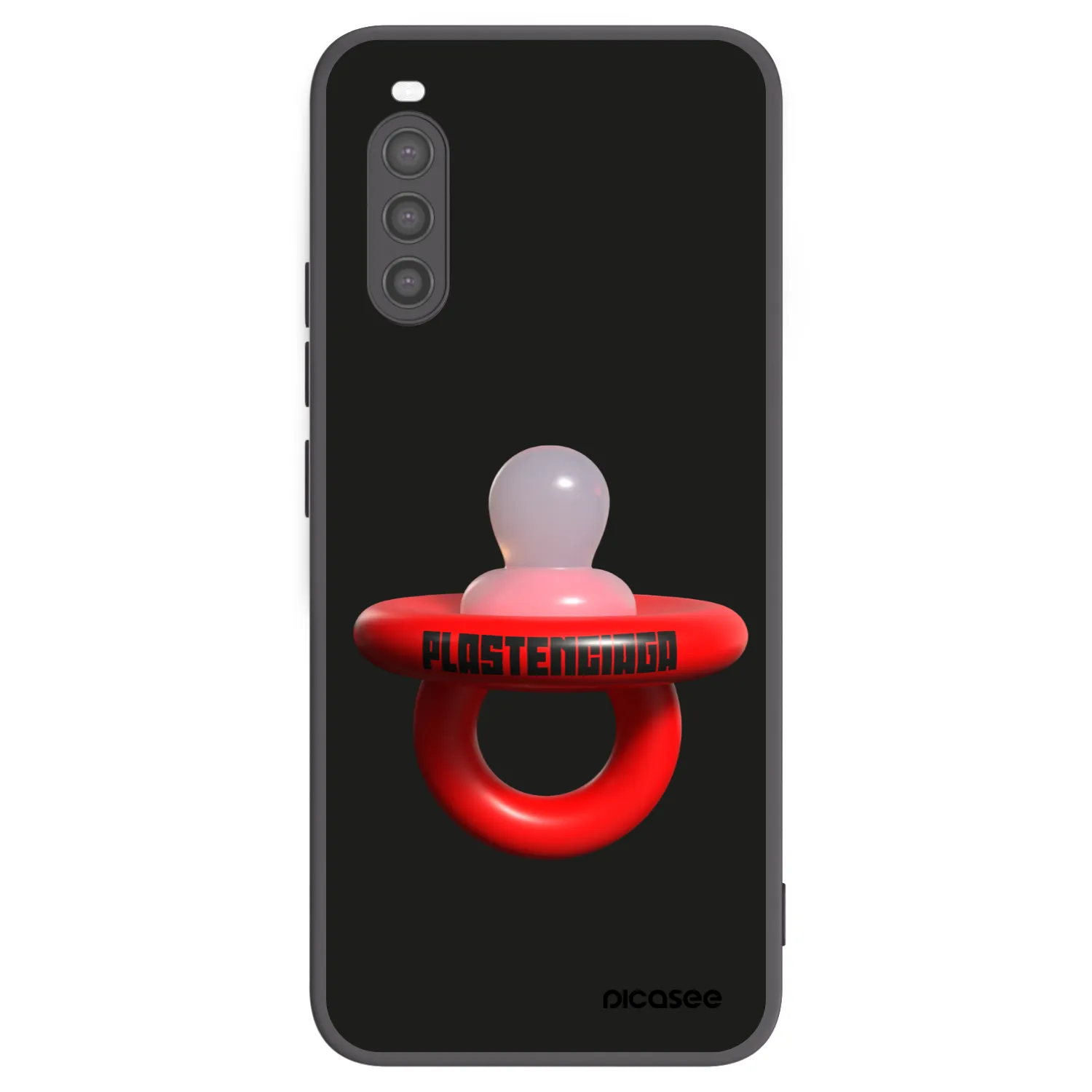 Picasee silikónový čierny obal pre Sony Xperia 10 II - Le Dudel