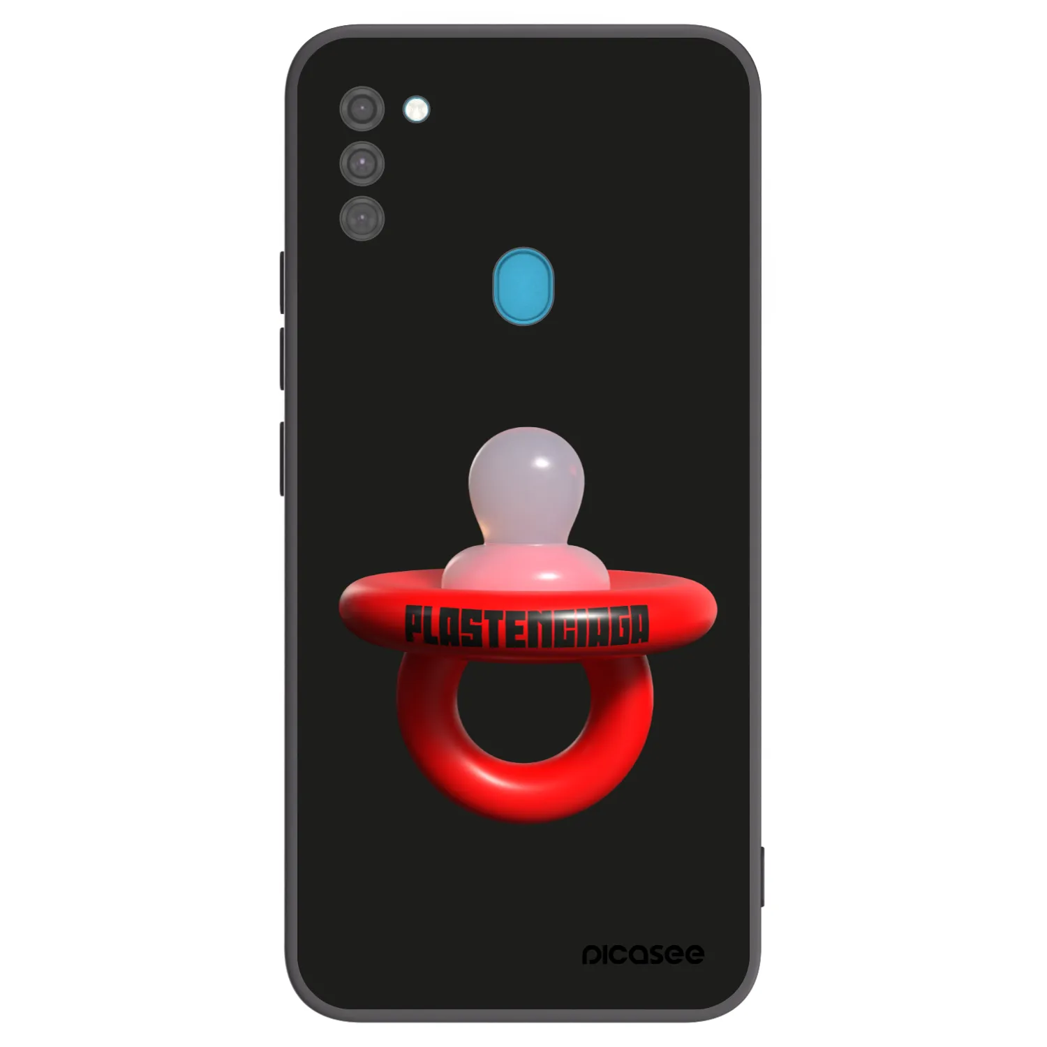 Picasee silikónový čierny obal pre Samsung Galaxy M11 - Le Dudel