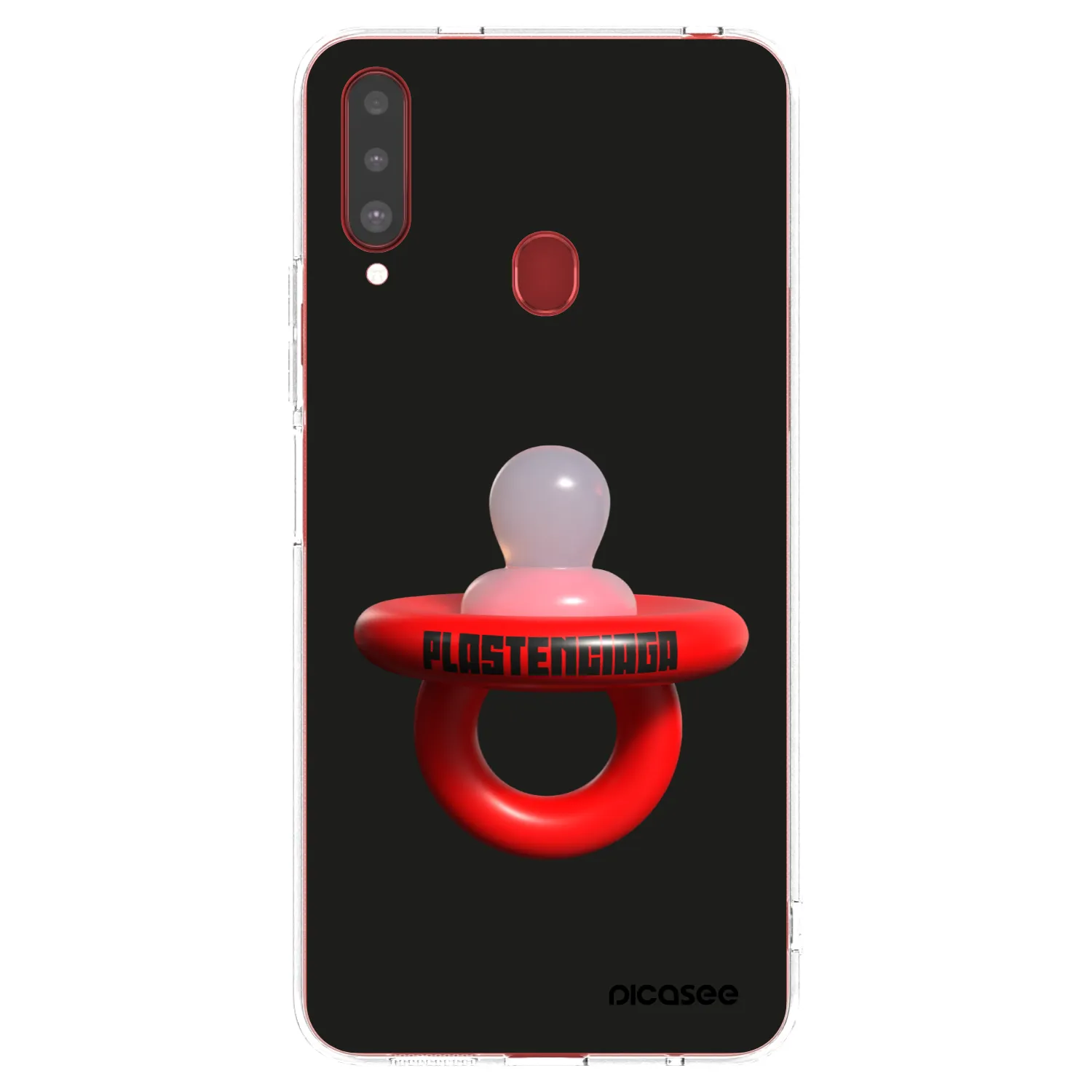 Picasee silikónový prehľadný obal pre Samsung Galaxy A20s - Le Dudel