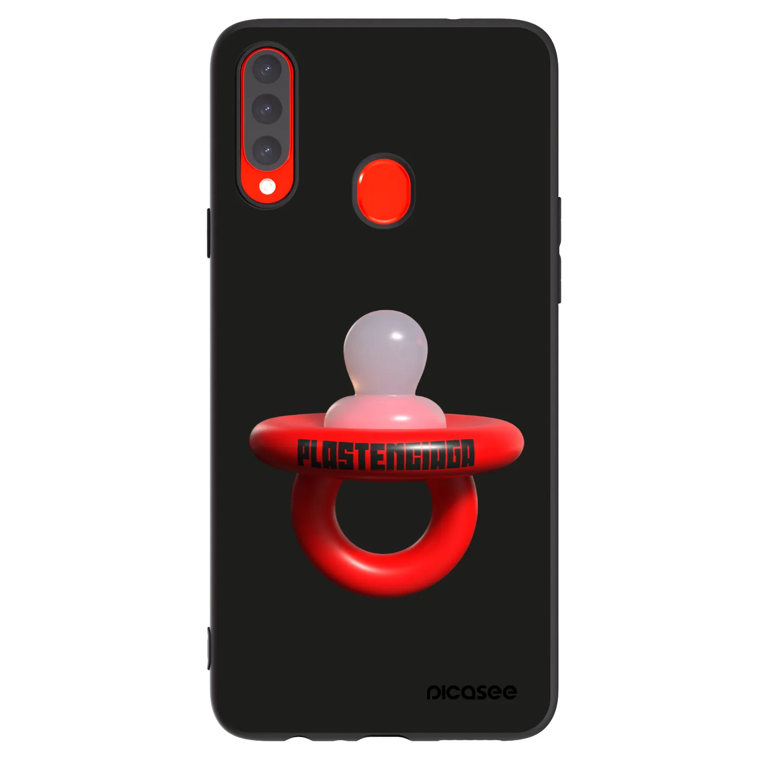 Picasee silikónový čierny obal pre Samsung Galaxy A20s - Le Dudel