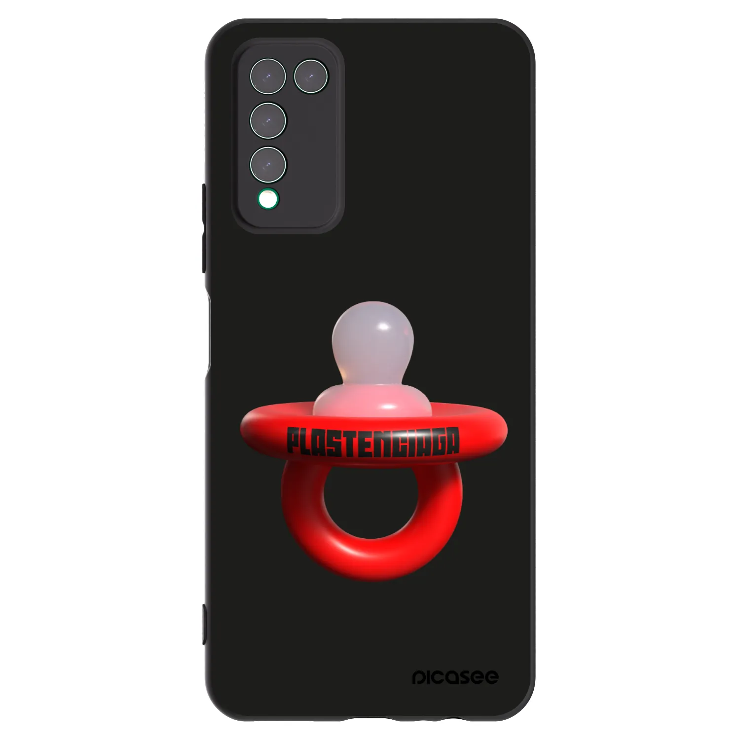 Picasee silikónový čierny obal pre Honor 10X Lite - Le Dudel