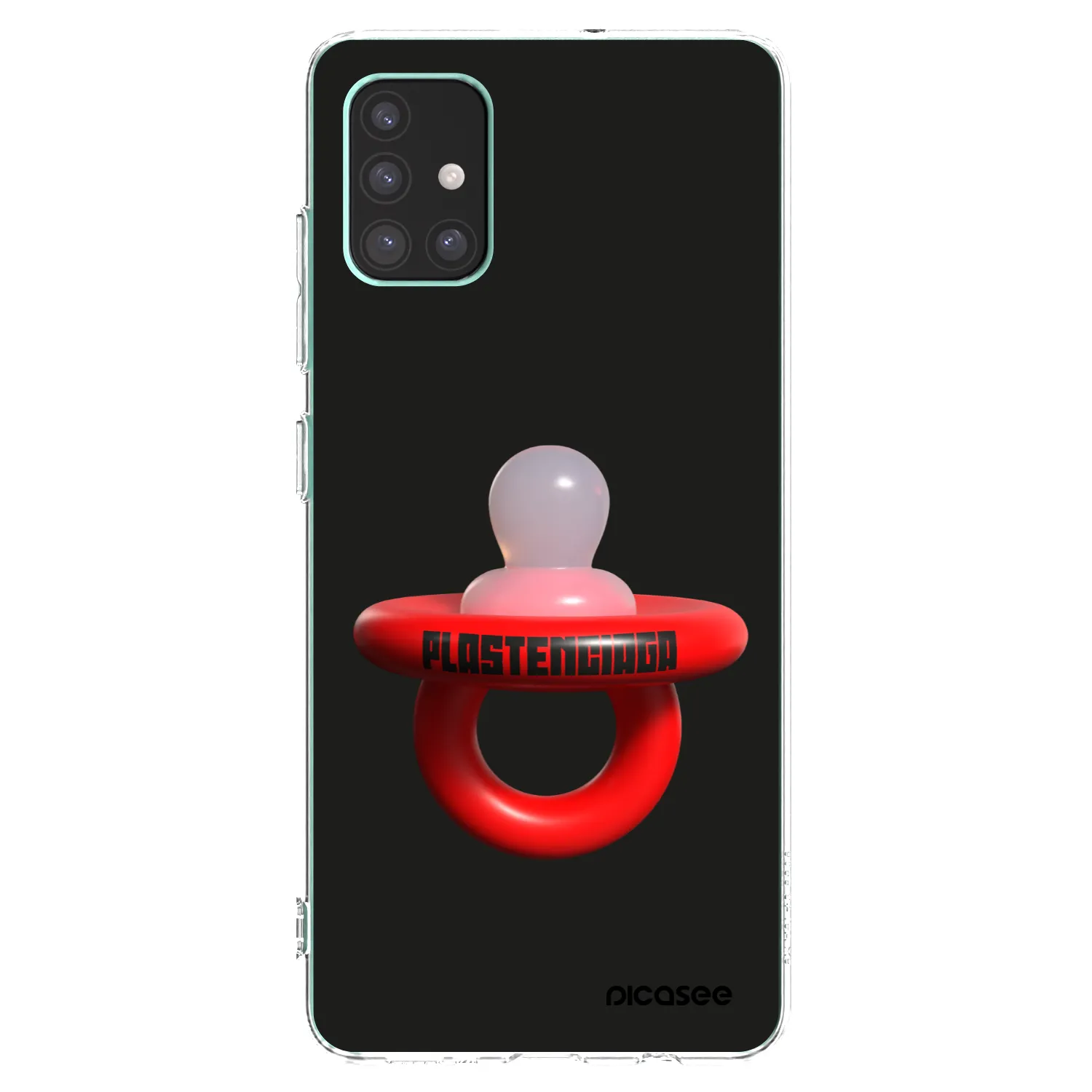 Picasee silikónový prehľadný obal pre Samsung Galaxy M51 M515F - Le Dudel