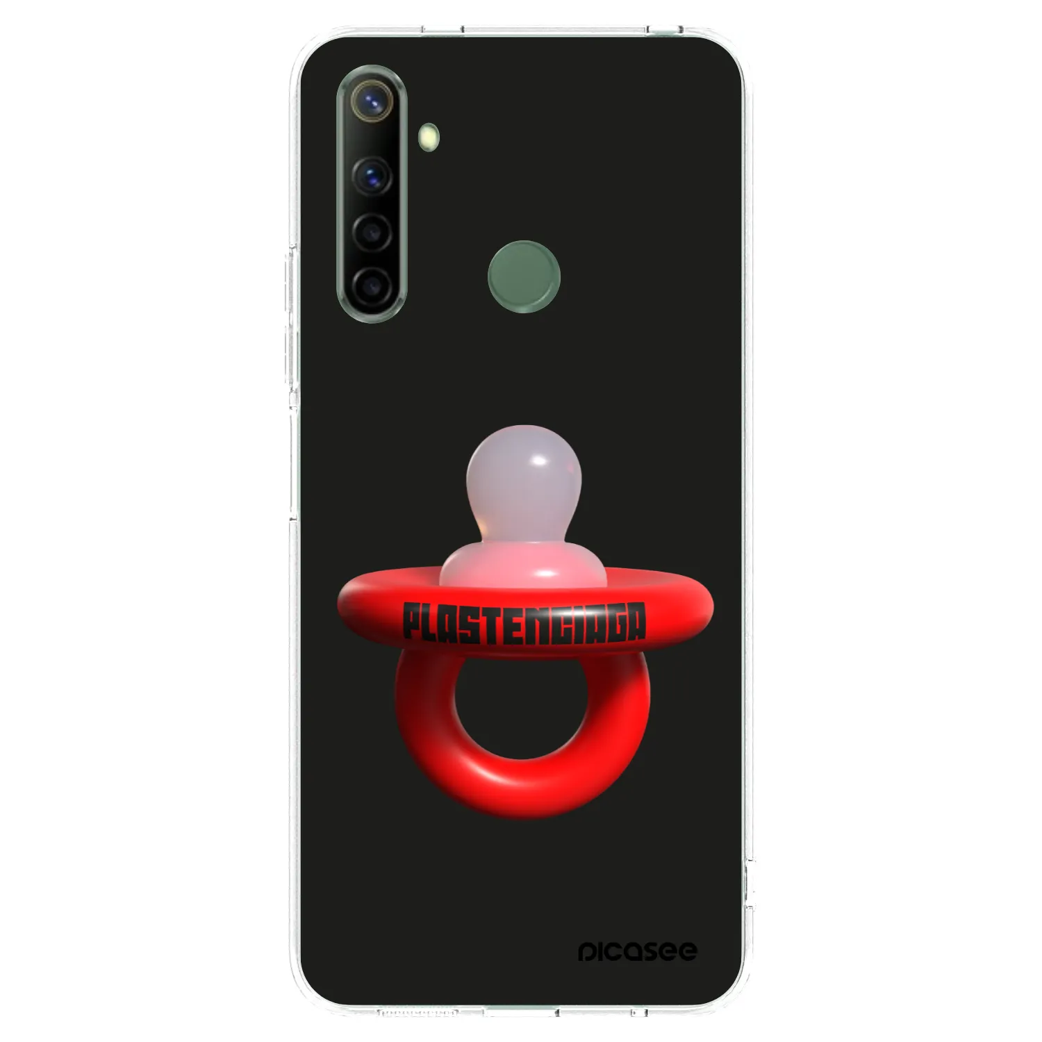 Picasee silikónový prehľadný obal pre Realme 6i - Le Dudel