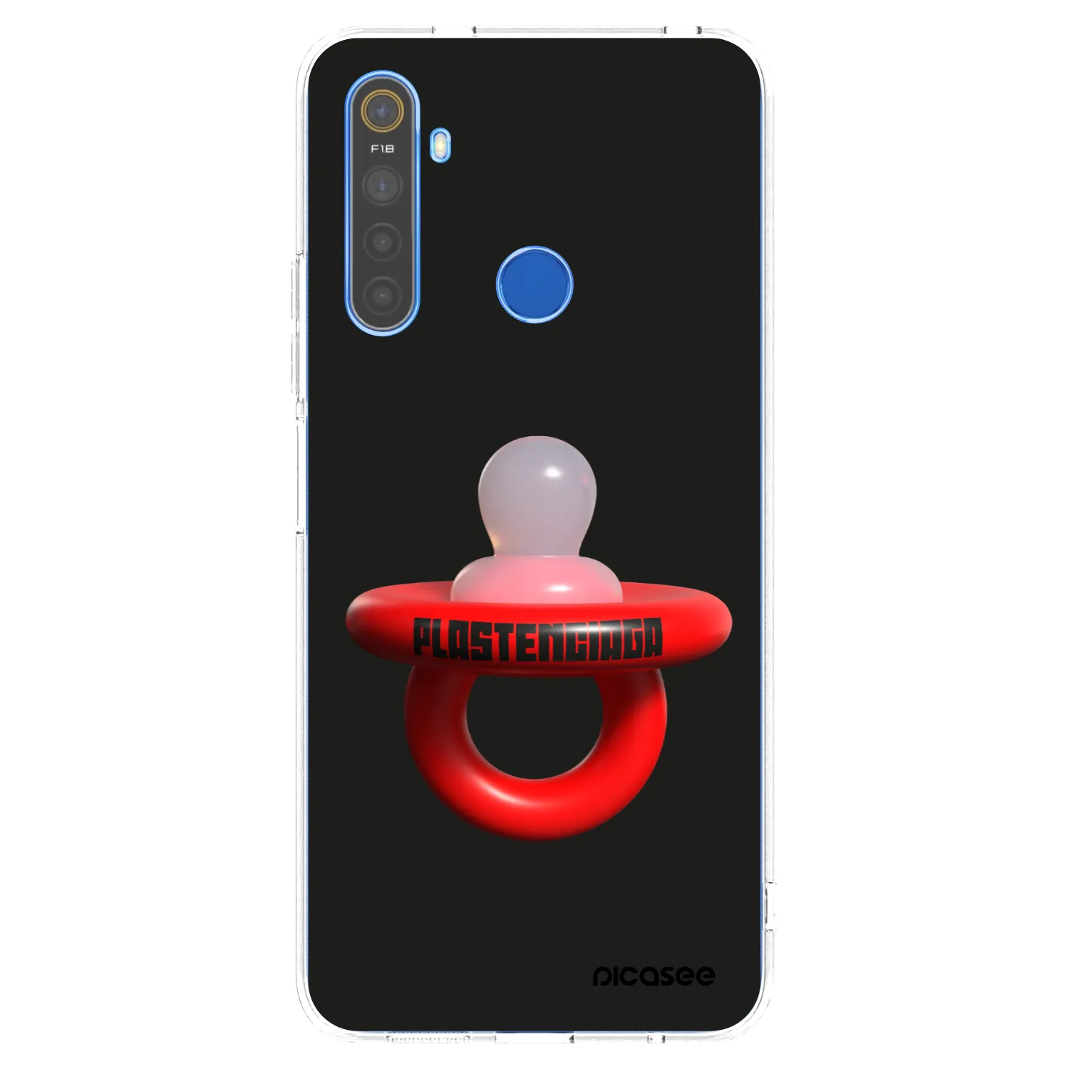 Picasee silikónový prehľadný obal pre Realme 5 - Le Dudel