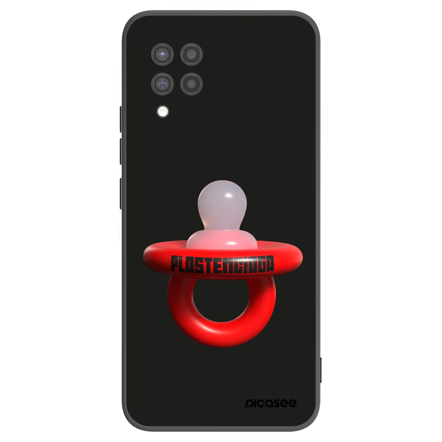 Picasee silikónový čierny obal pre Samsung Galaxy A42 A426B - Le Dudel