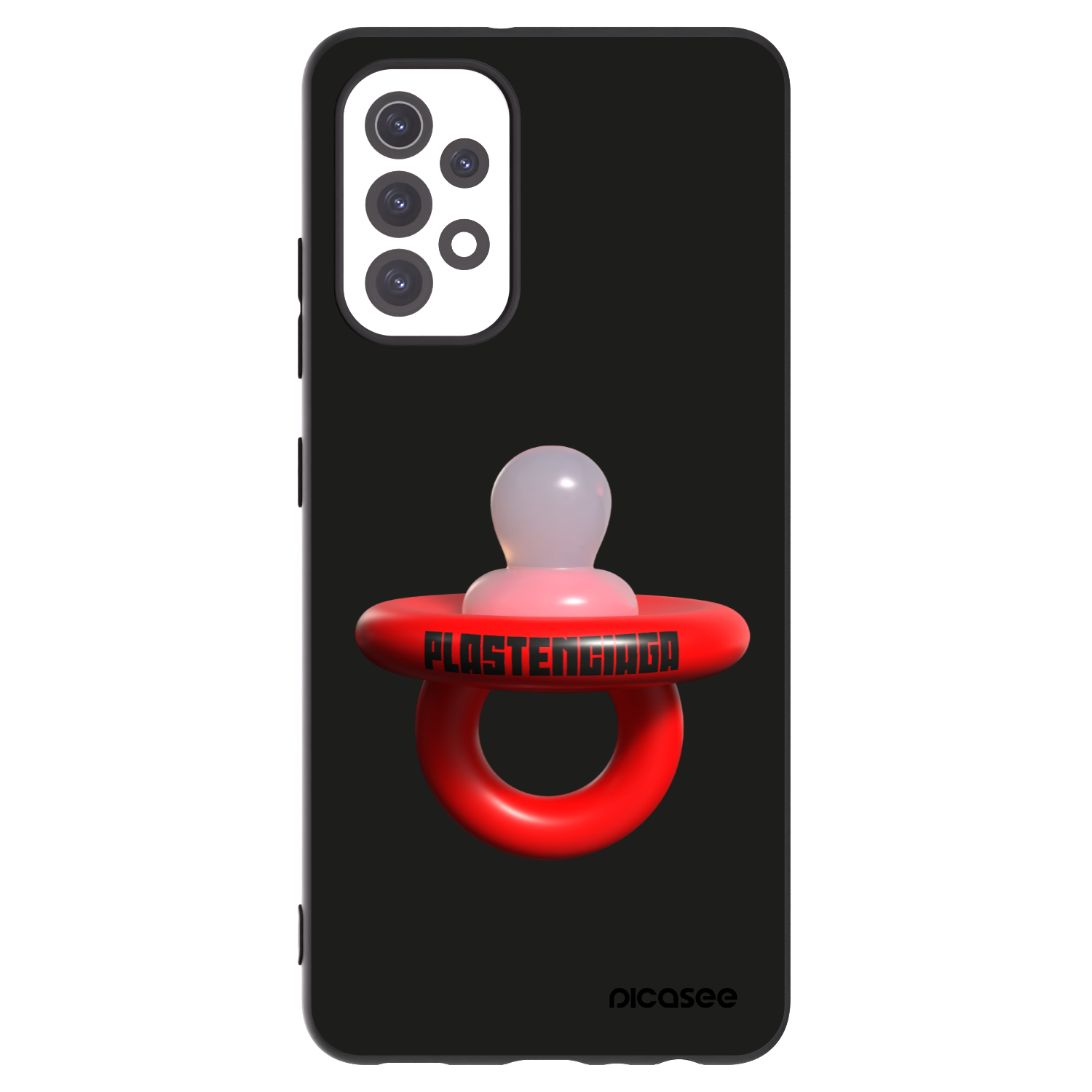 Picasee silikónový čierny obal pre Samsung Galaxy A32 5G A326B - Le Dudel