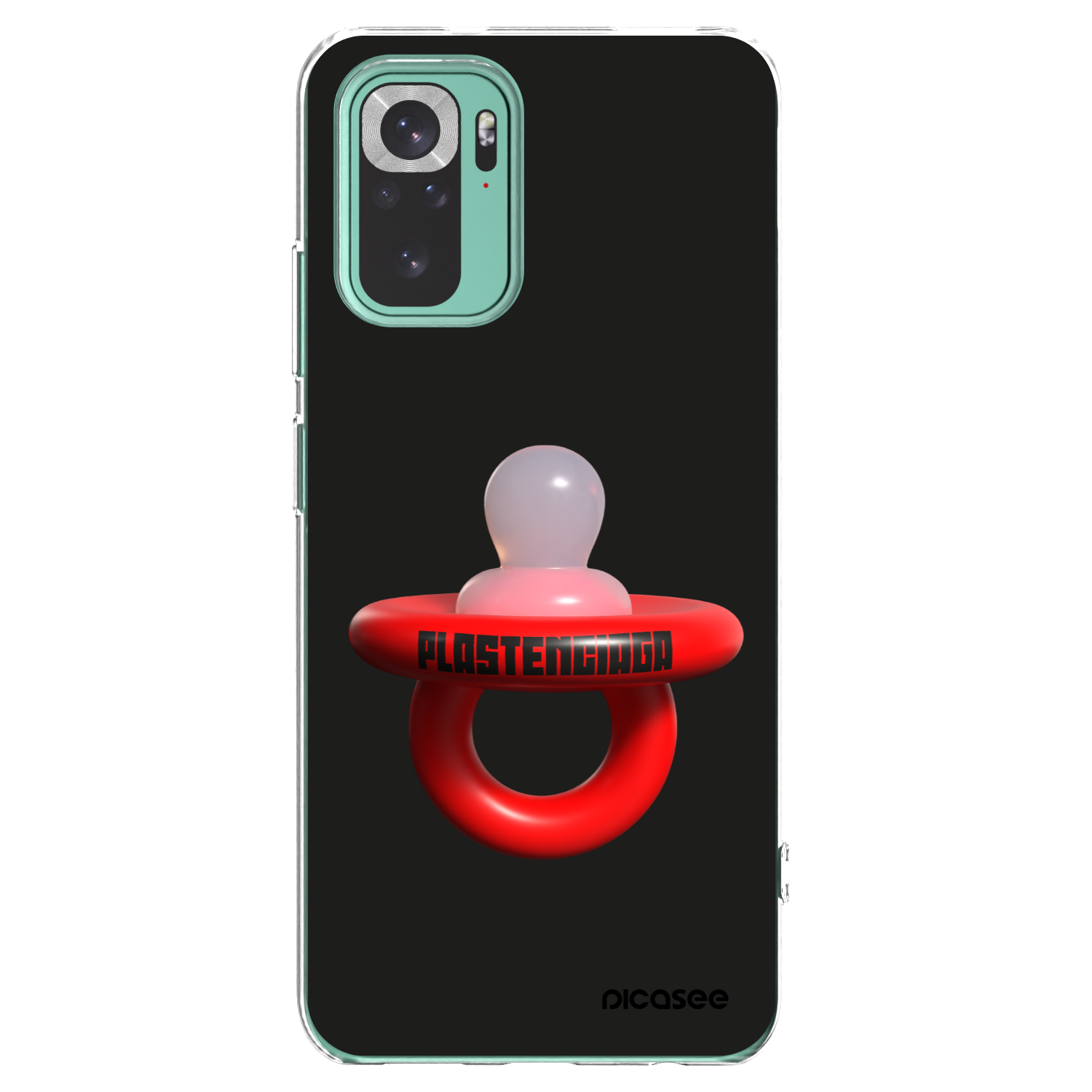 Picasee silikónový prehľadný obal pre Xiaomi Redmi Note 10 Pro - Le Dudel