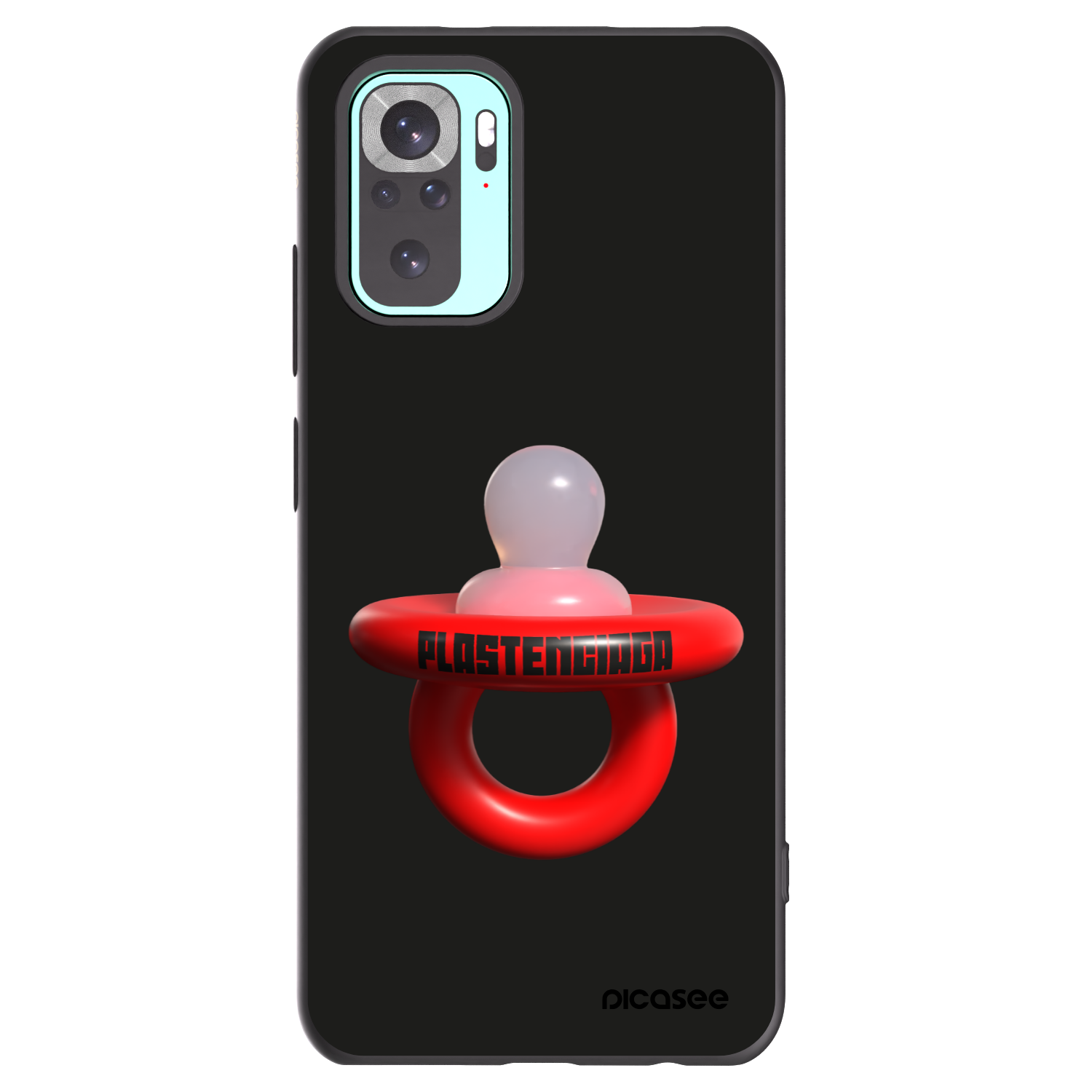 Picasee silikónový čierny obal pre Xiaomi Redmi Note 10 Pro - Le Dudel