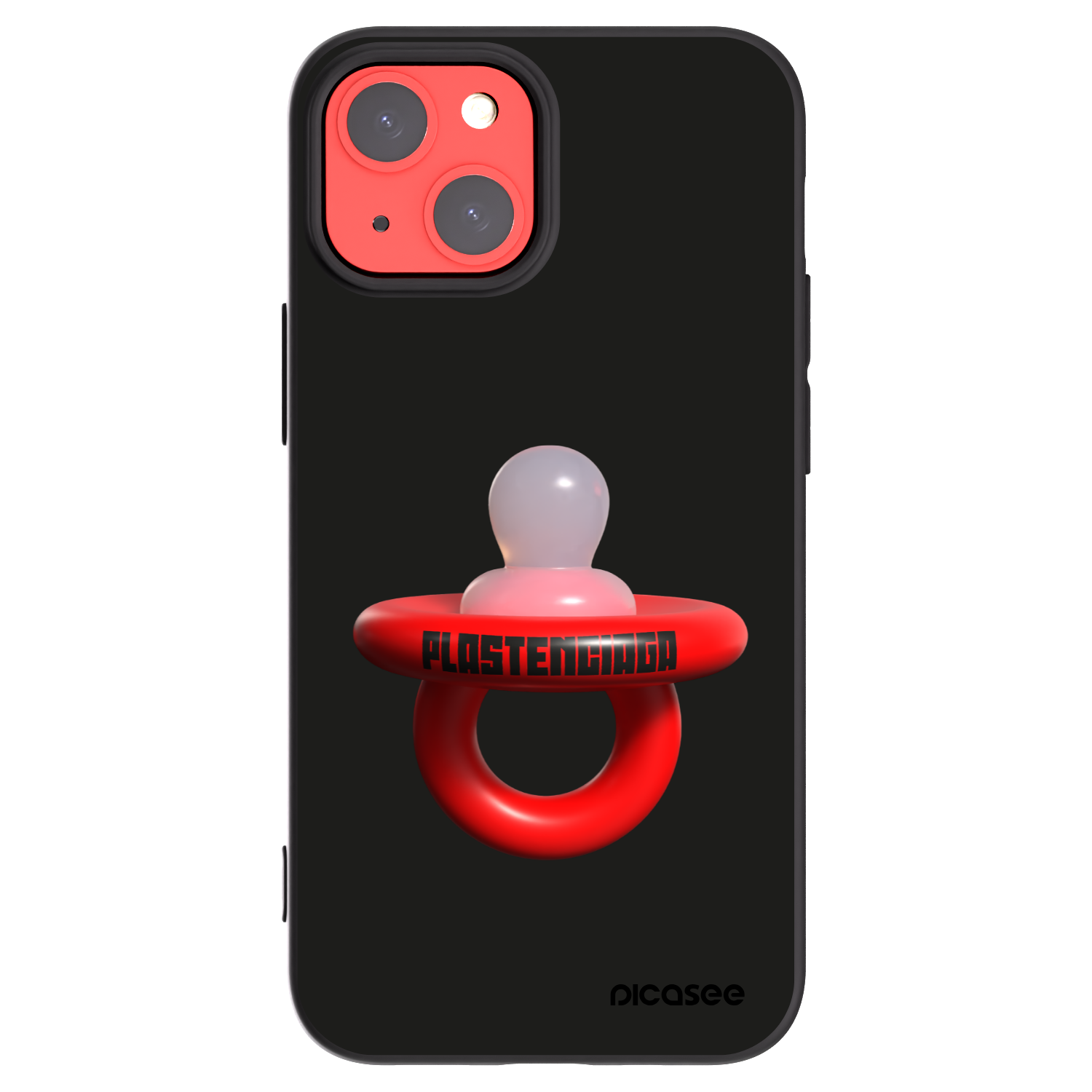 Picasee silikónový čierny obal pre Apple iPhone 13 mini - Le Dudel