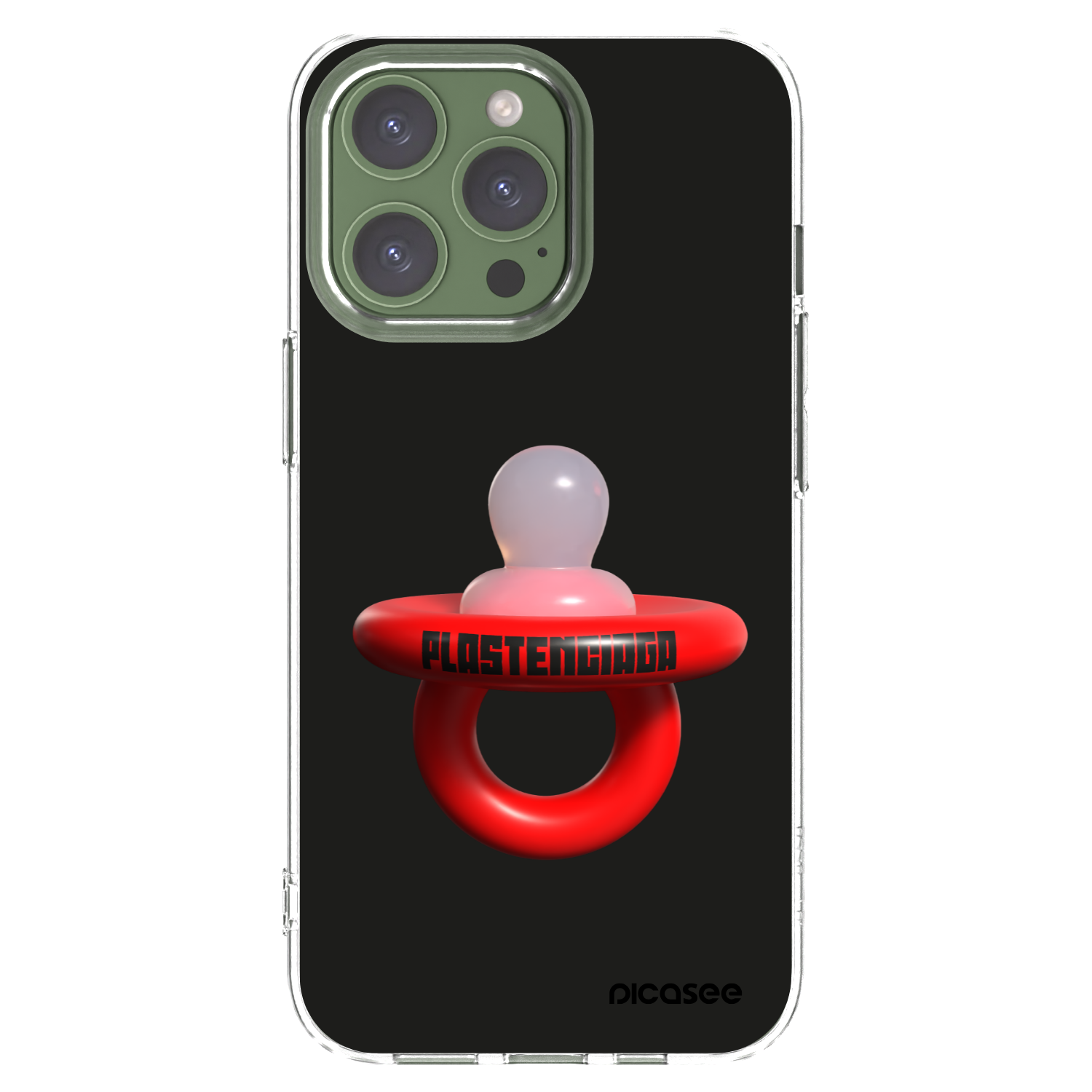 Picasee silikónový prehľadný obal pre Apple iPhone 13 Pro - Le Dudel