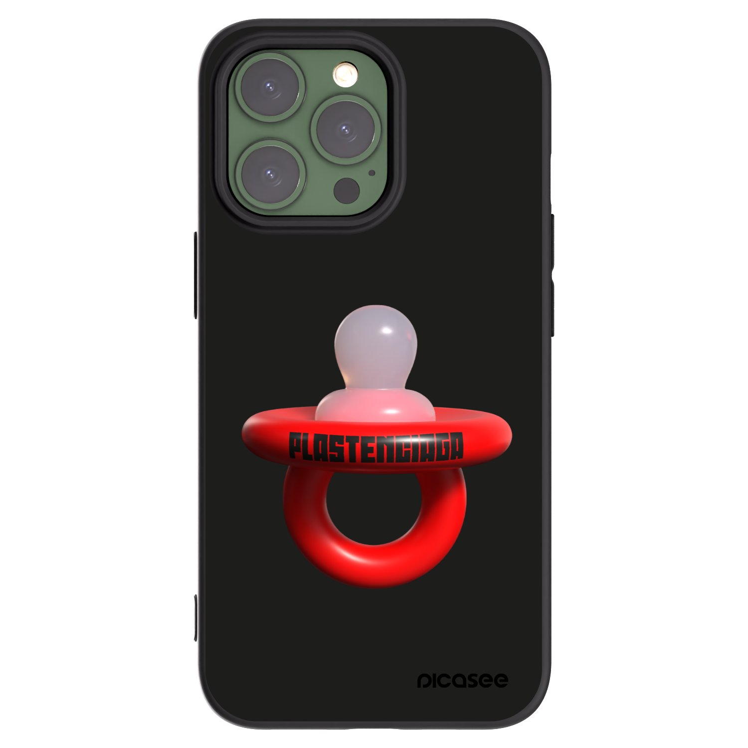 Picasee silikónový čierny obal pre Apple iPhone 13 Pro - Le Dudel