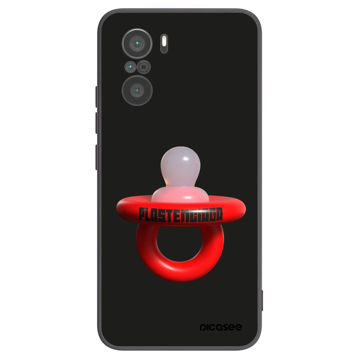 Picasee silikónový čierny obal pre Xiaomi Poco F3 - Le Dudel