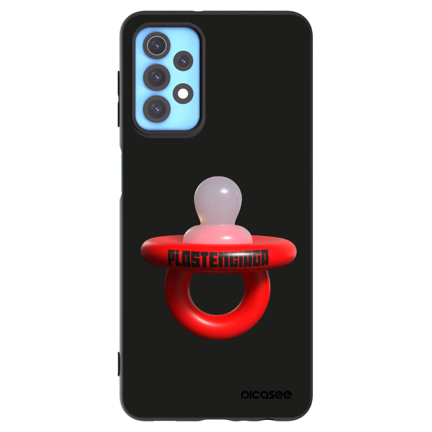 Picasee silikónový čierny obal pre Samsung Galaxy A32 4G SM-A325F - Le Dudel