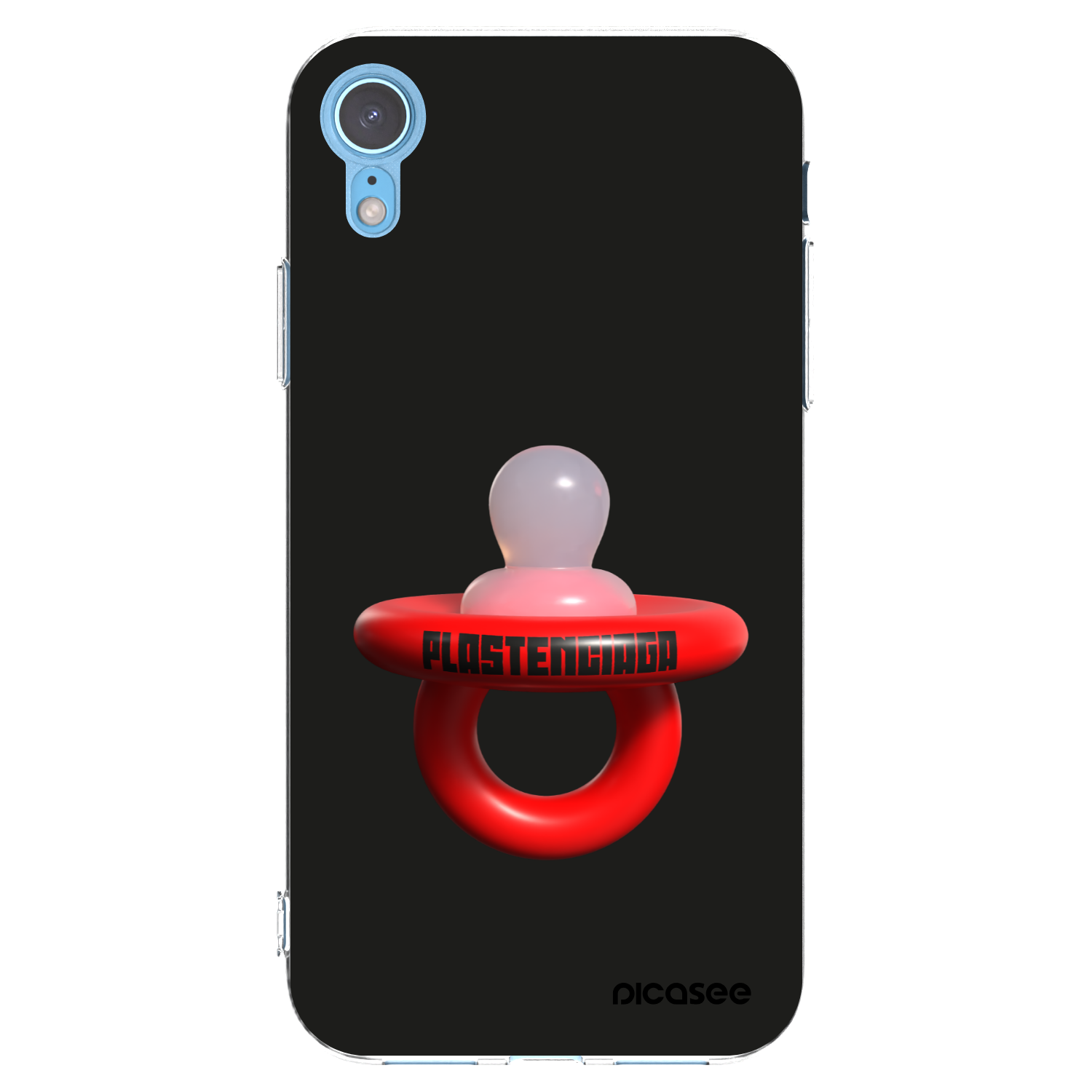 Picasee silikónový prehľadný obal pre Apple iPhone XR - Le Dudel