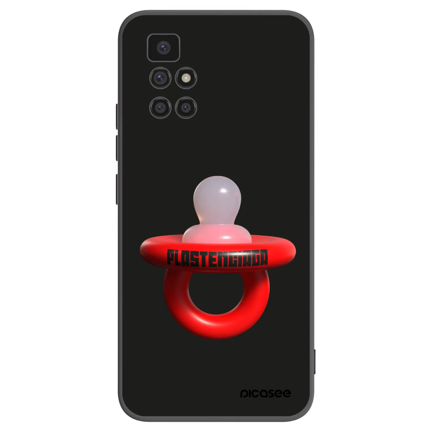 Picasee silikónový čierny obal pre Xiaomi Redmi 10 - Le Dudel
