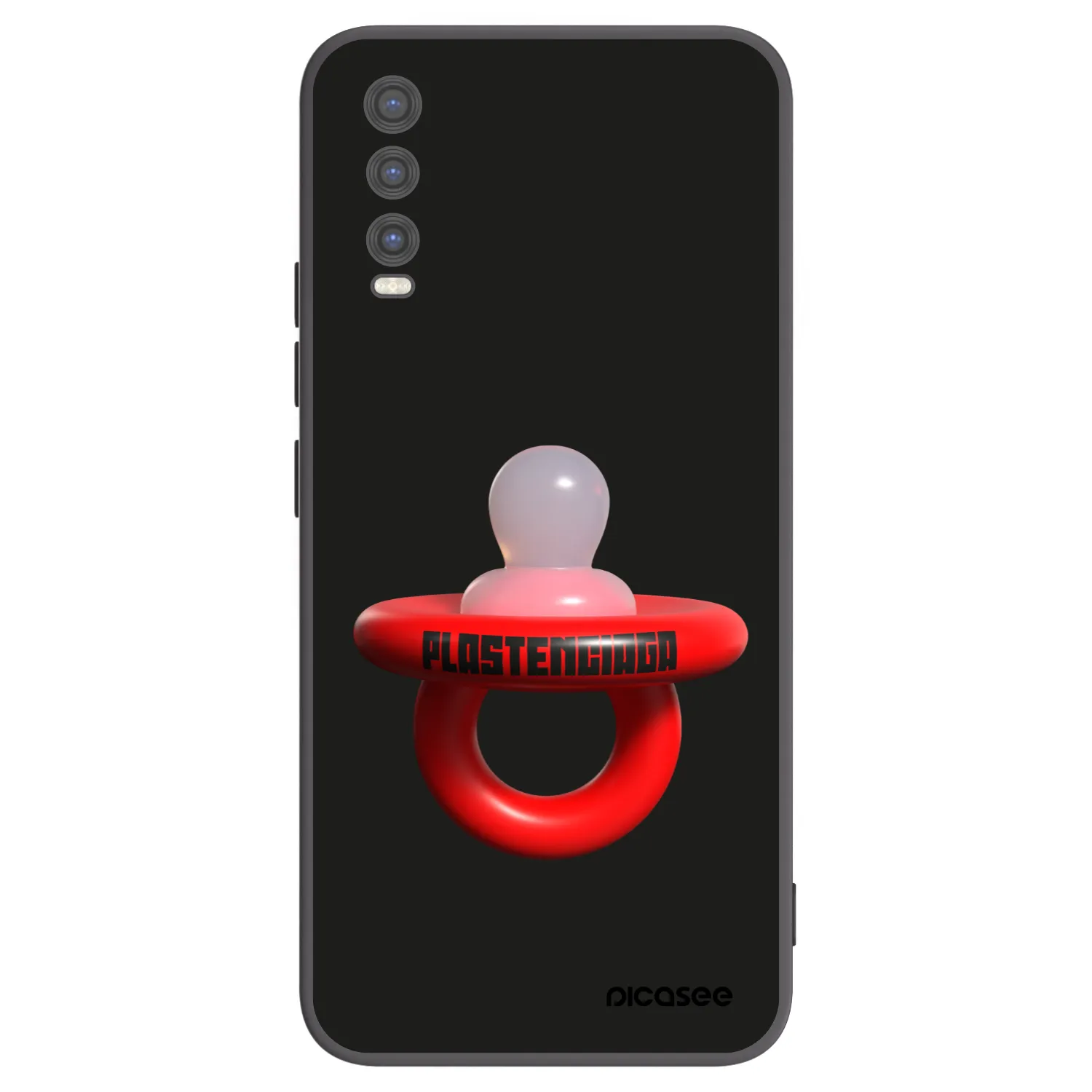 Picasee silikónový čierny obal pre Vivo Y20s - Le Dudel