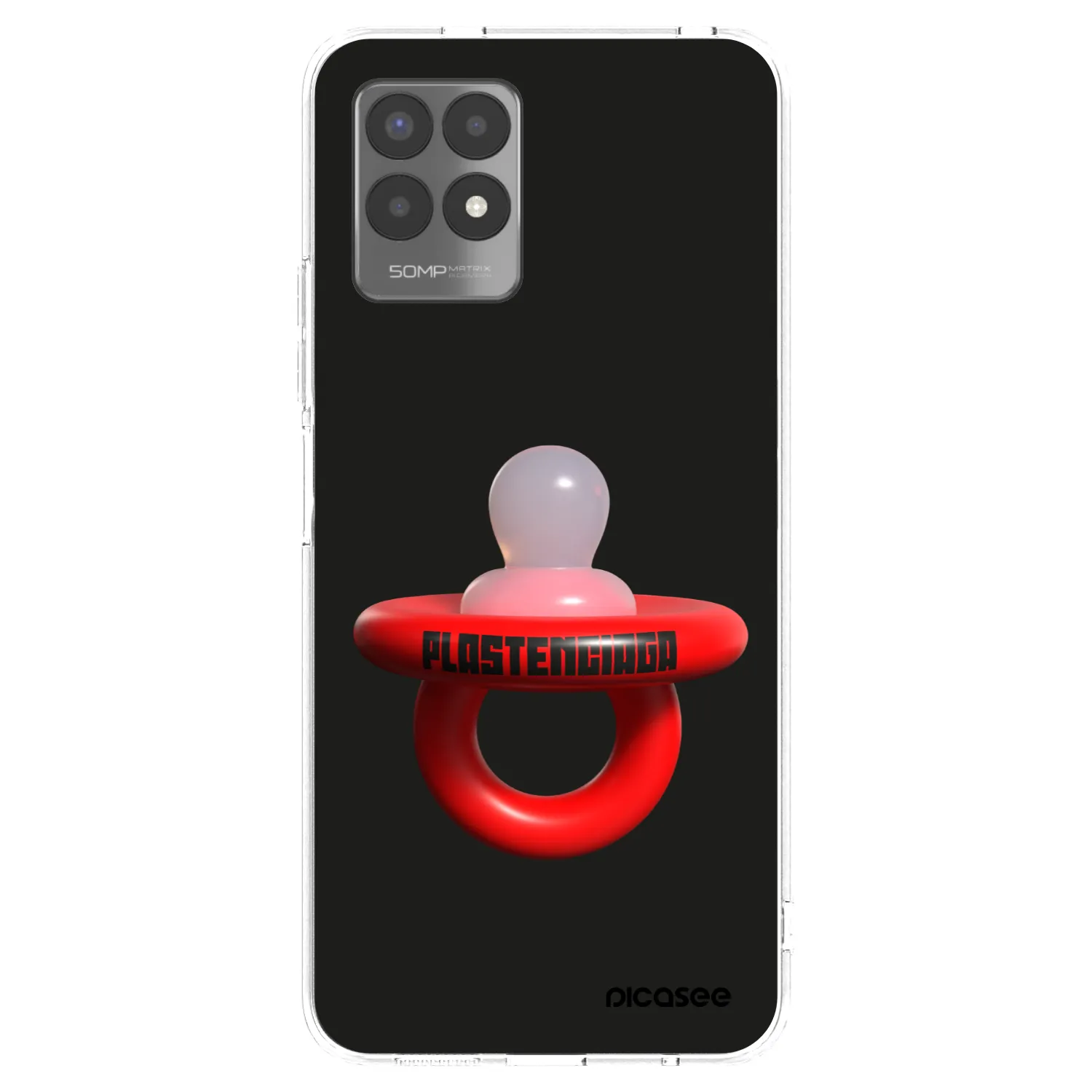 Picasee silikónový prehľadný obal pre Realme 8i - Le Dudel