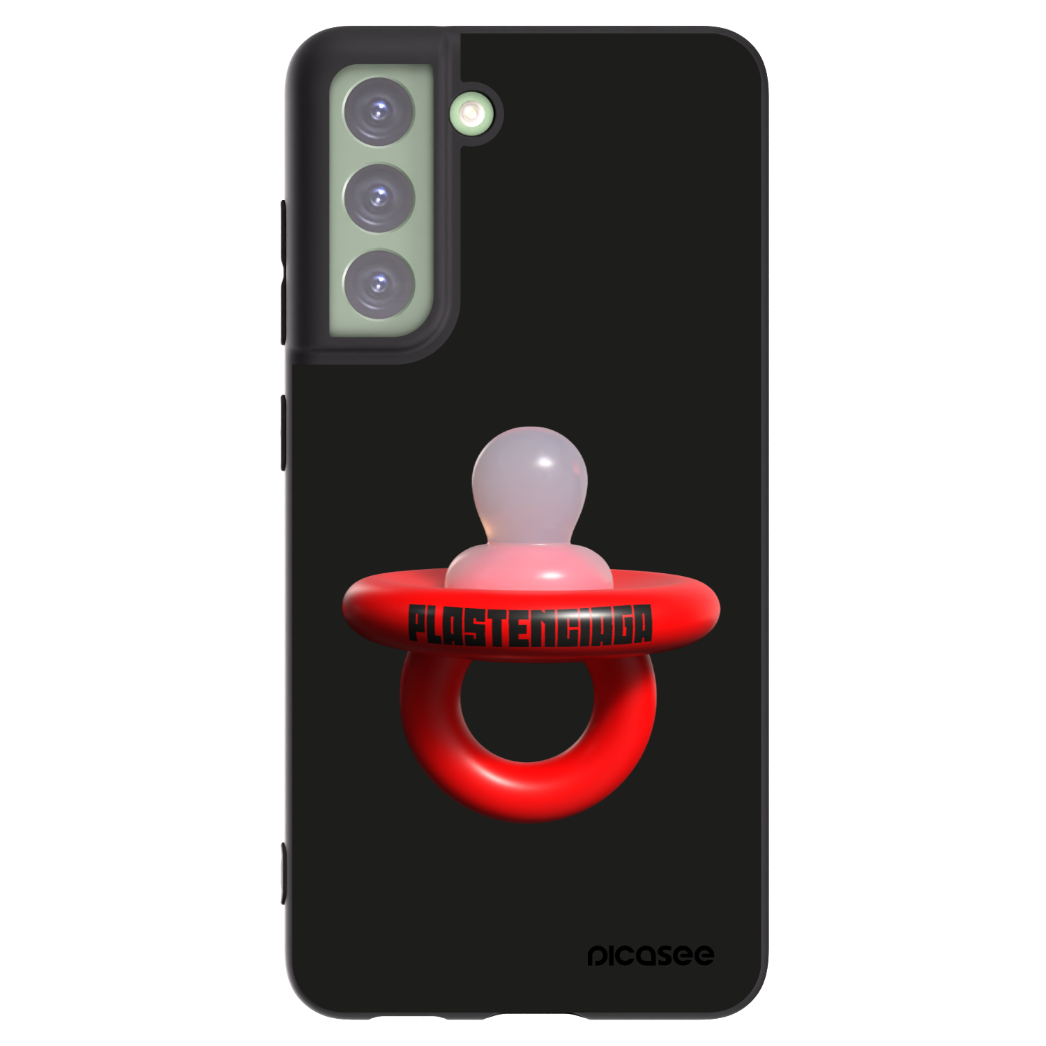 Picasee silikónový čierny obal pre Samsung Galaxy S21 FE 5G - Le Dudel