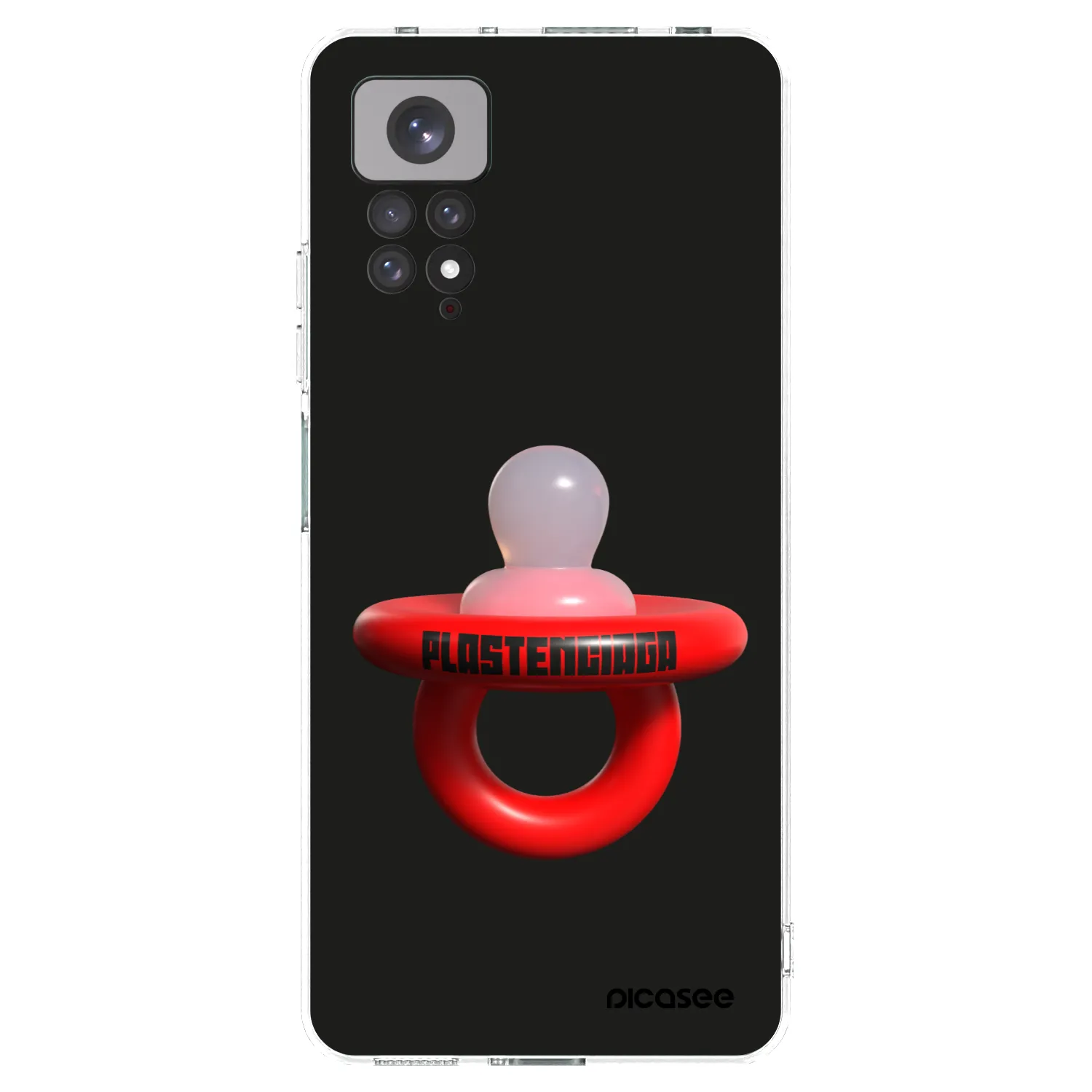 Picasee silikónový prehľadný obal pre Xiaomi Redmi Note 11S 4G - Le Dudel