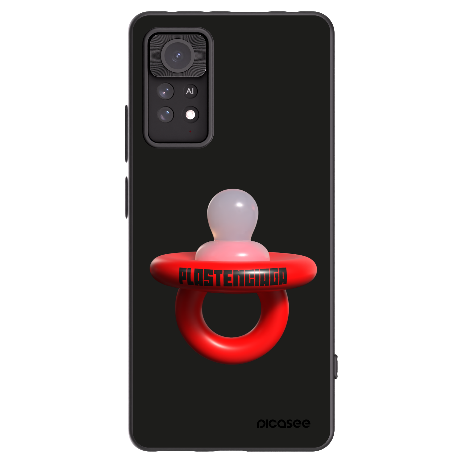 Picasee silikónový čierny obal pre Xiaomi Redmi Note 11 Pro - Le Dudel