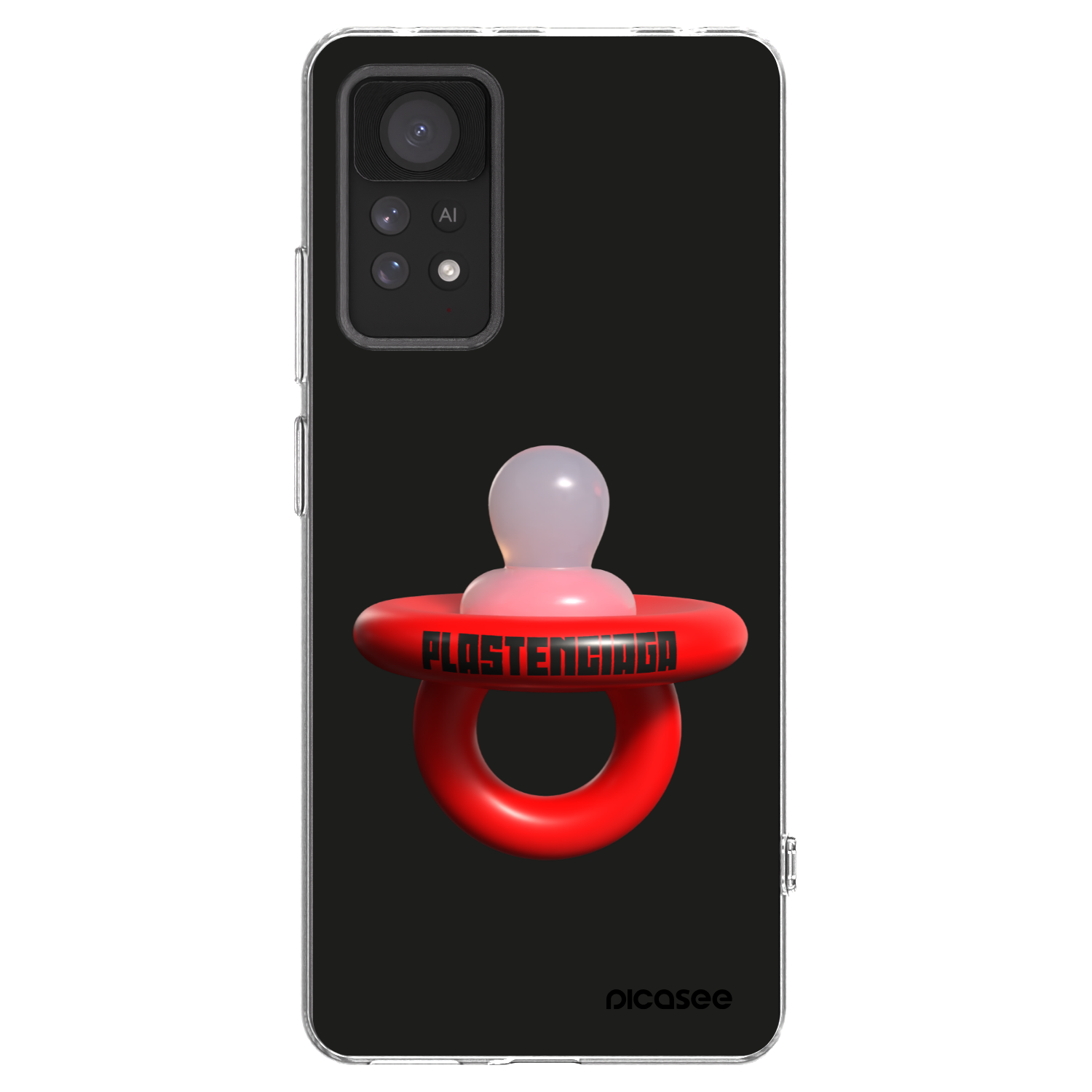 Picasee silikónový prehľadný obal pre Xiaomi Redmi Note 11 Pro 5G - Le Dudel