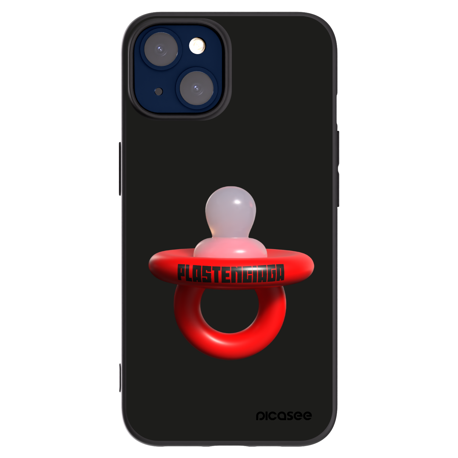 Silikónový čierny obal pre Apple iPhone 14 - Le Dudel