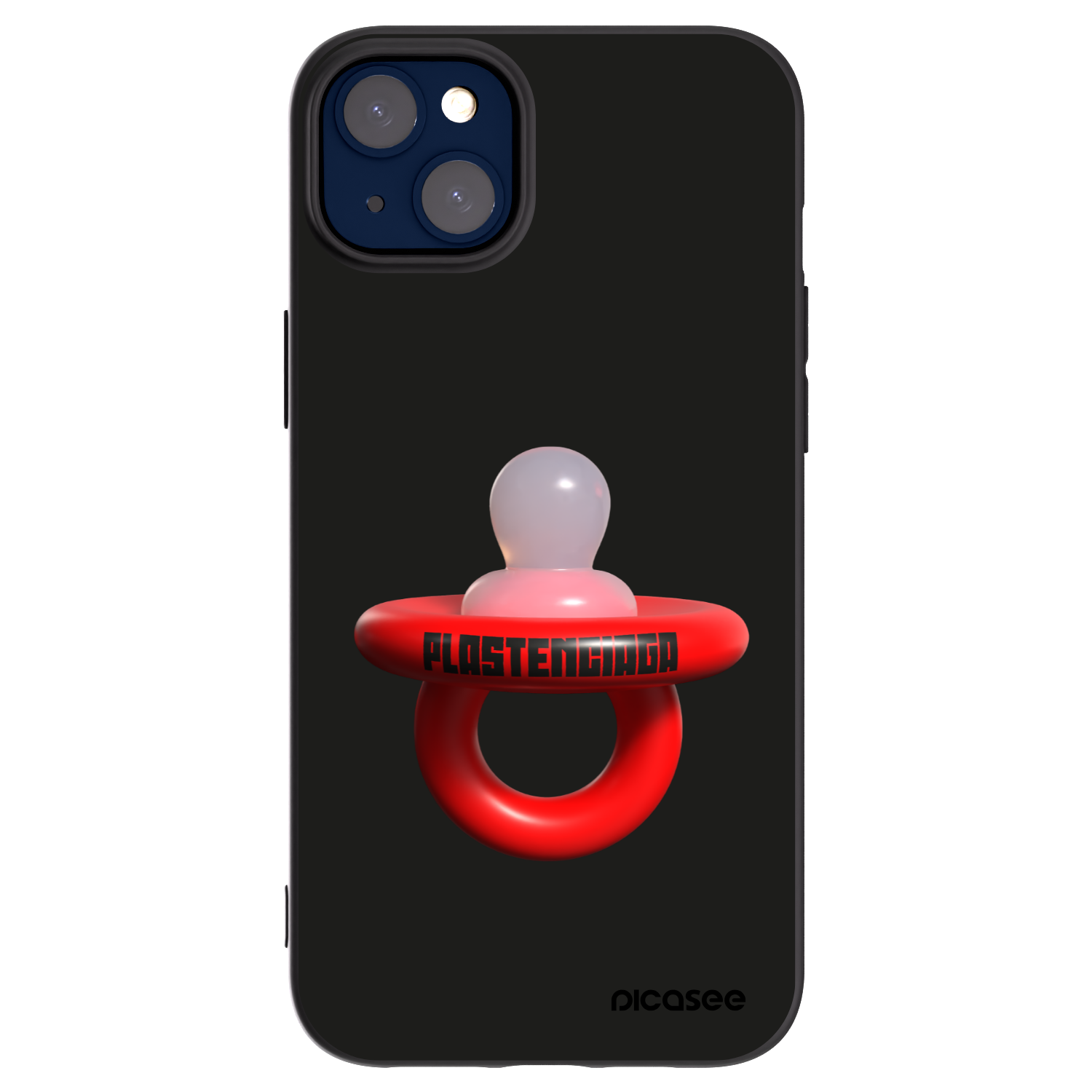 Picasee silikónový čierny obal pre Apple iPhone 14 Plus - Le Dudel