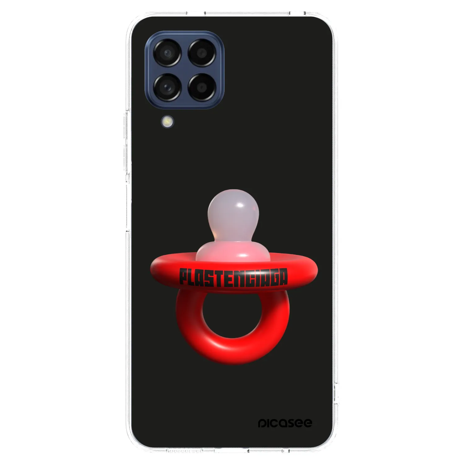 Picasee silikónový prehľadný obal pre Samsung Galaxy M53 5G - Le Dudel