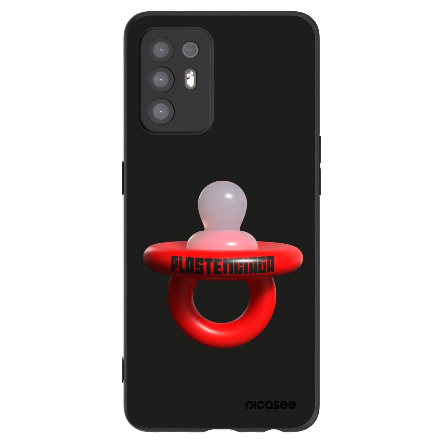Picasee silikónový čierny obal pre OPPO A94 5G - Le Dudel