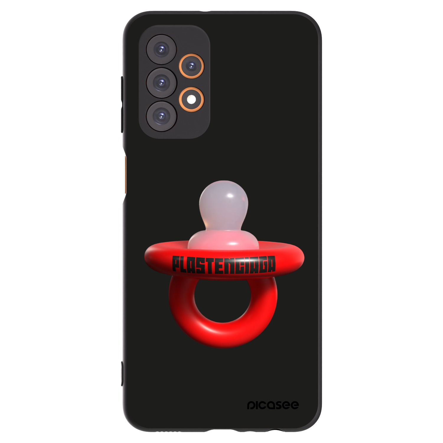 Picasee silikónový čierny obal pre Samsung Galaxy A23 A235F 4G - Le Dudel