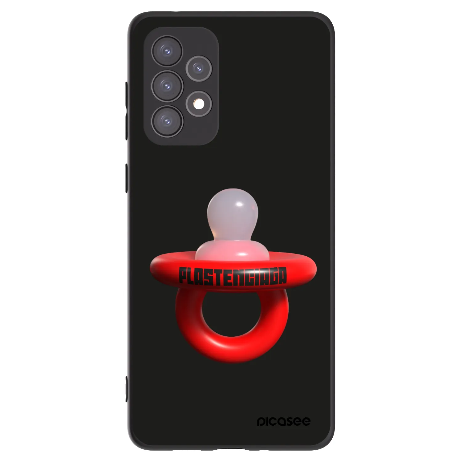 Picasee silikónový čierny obal pre Samsung Galaxy A73 5G - Le Dudel