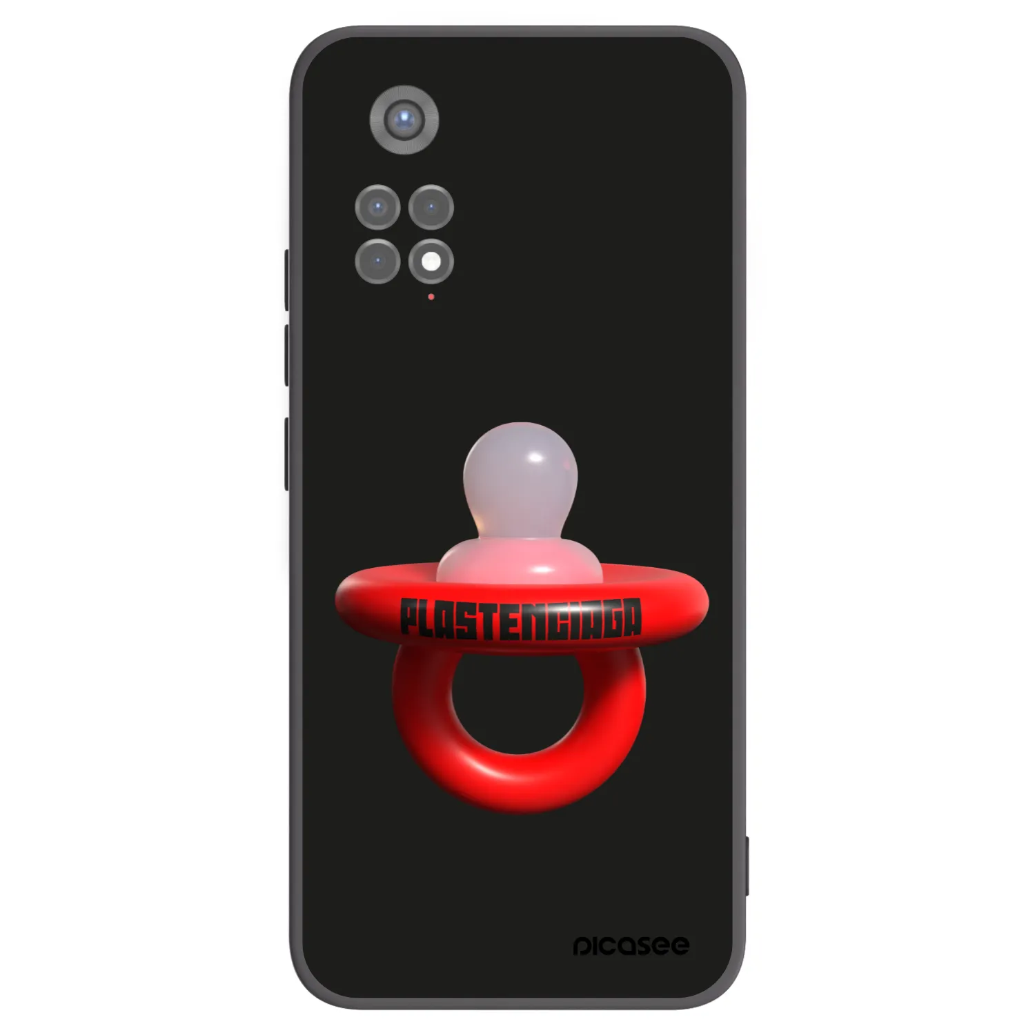 Picasee silikónový čierny obal pre Xiaomi Redmi Note 11S 5G - Le Dudel
