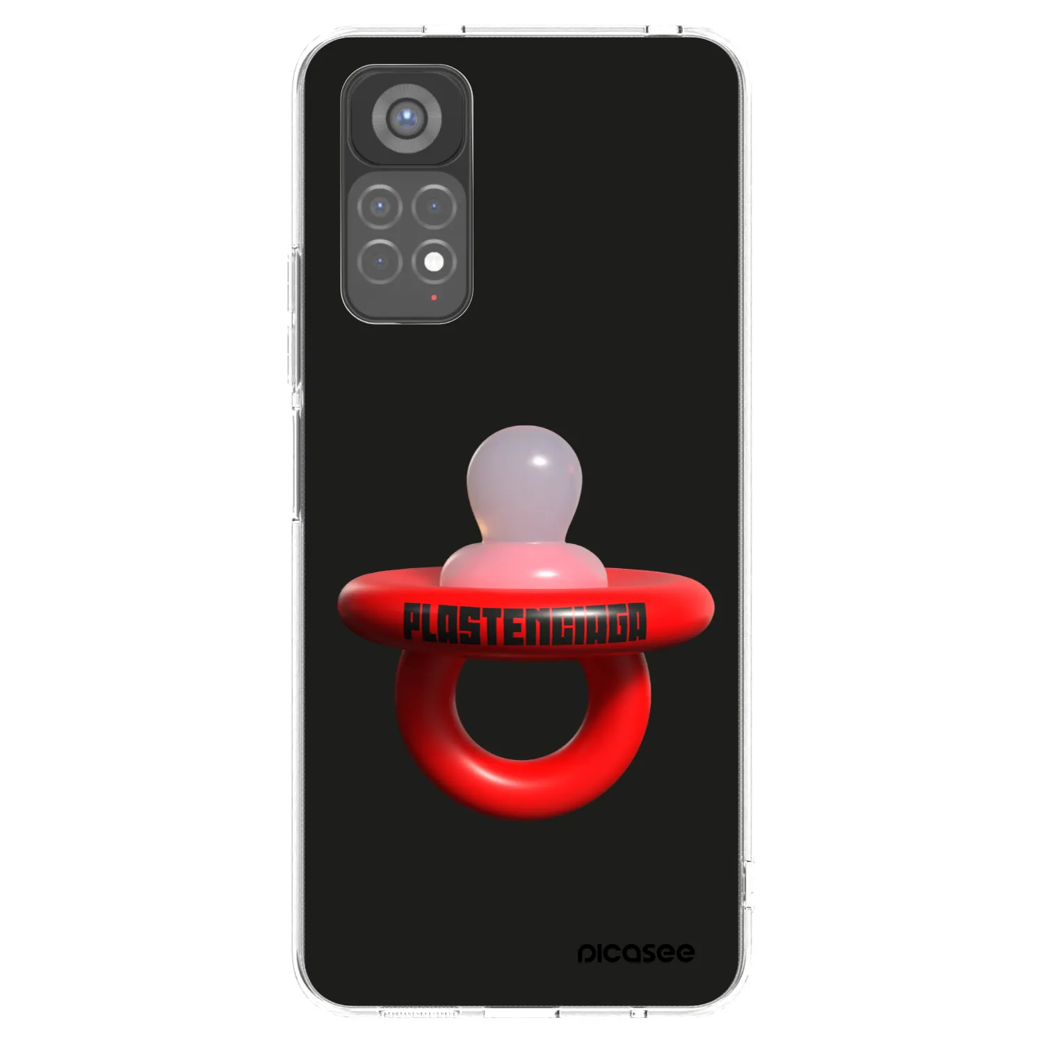 Picasee silikónový prehľadný obal pre Xiaomi Redmi Note 11S 5G - Le Dudel