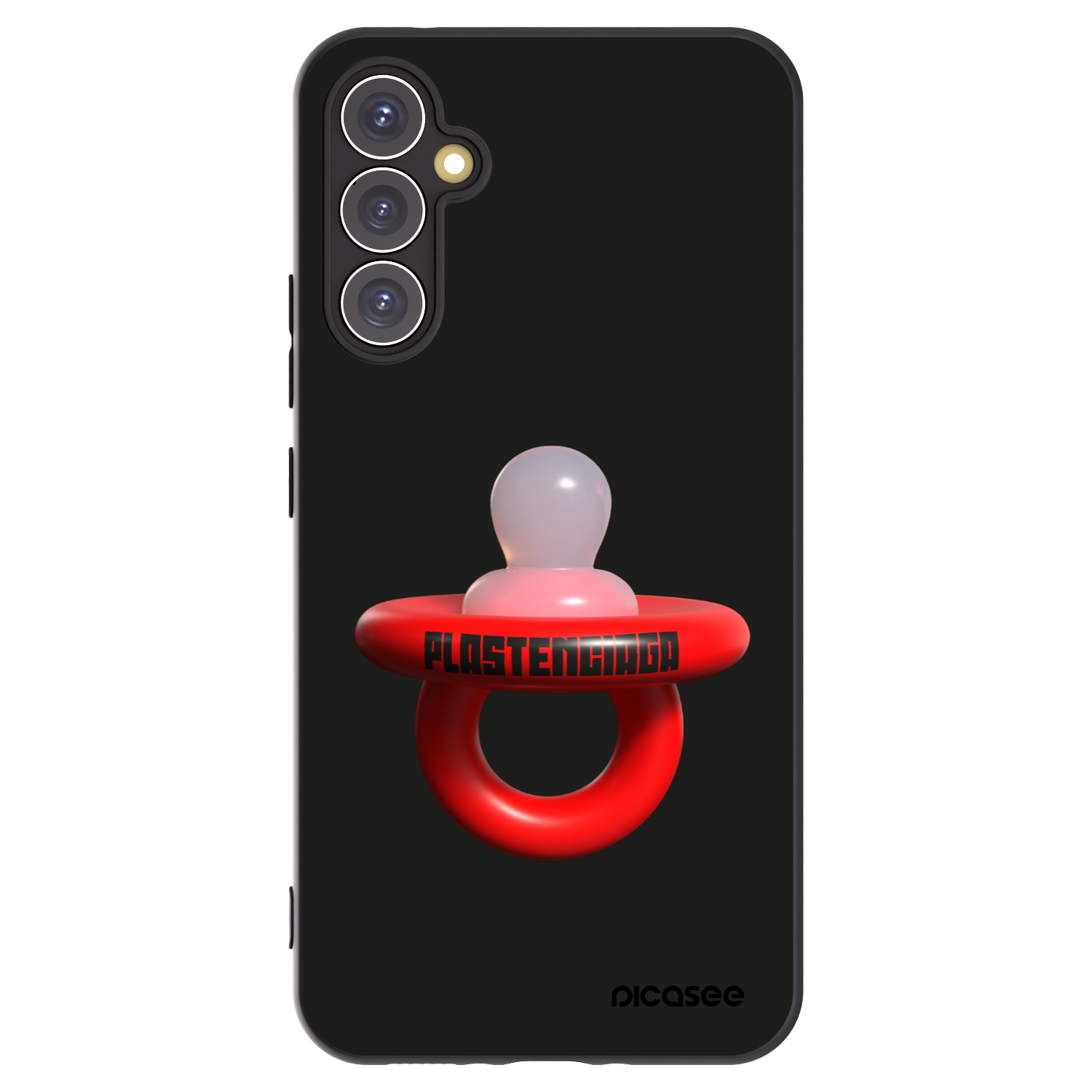 Picasee silikónový čierny obal pre Samsung Galaxy A34 5G A346B - Le Dudel