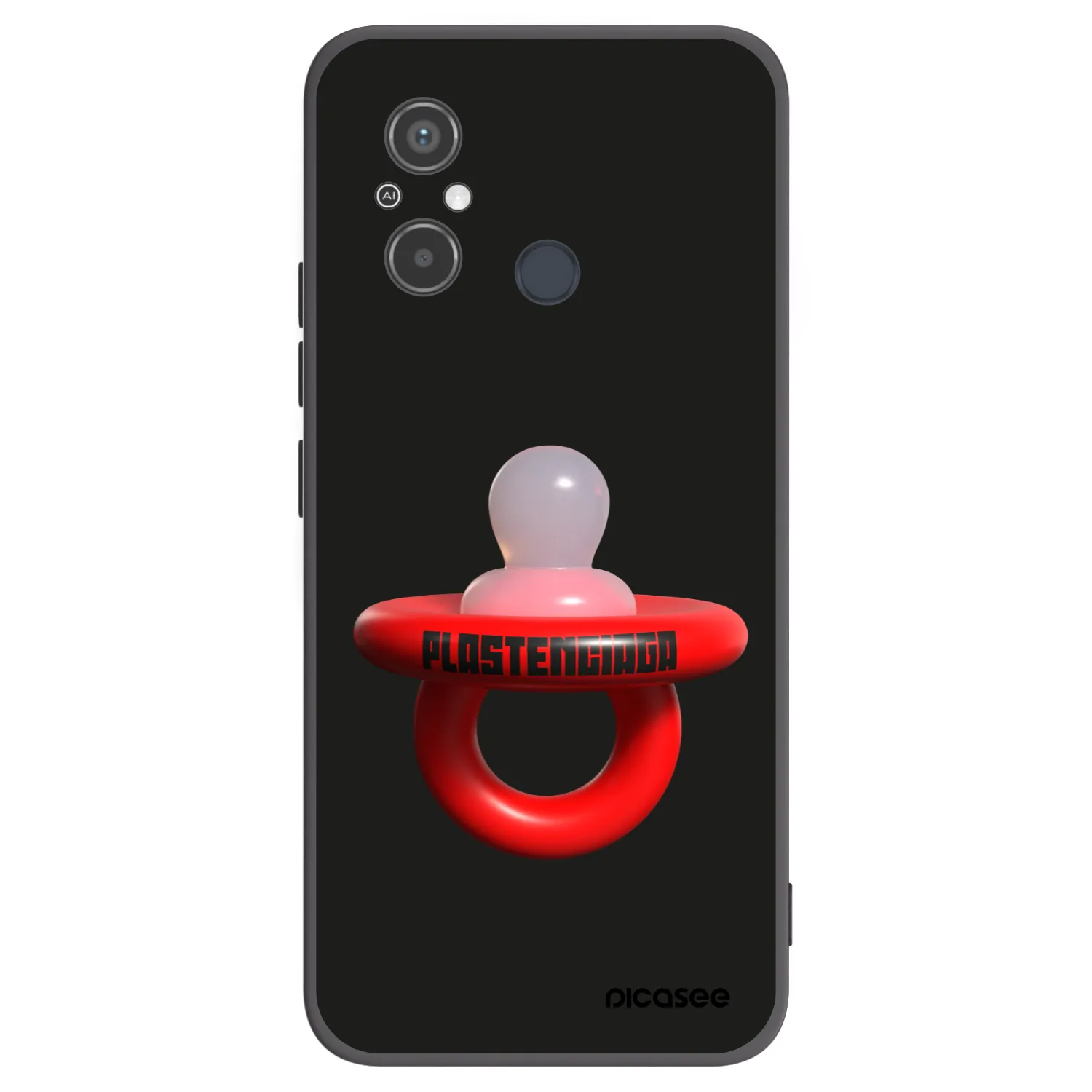 Picasee silikónový čierny obal pre Xiaomi Redmi 12C - Le Dudel