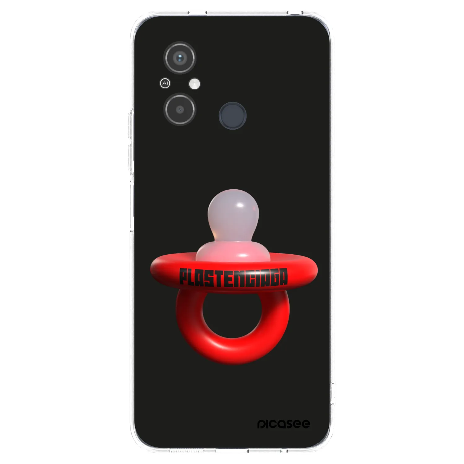 Picasee silikónový prehľadný obal pre Xiaomi Redmi 12C - Le Dudel