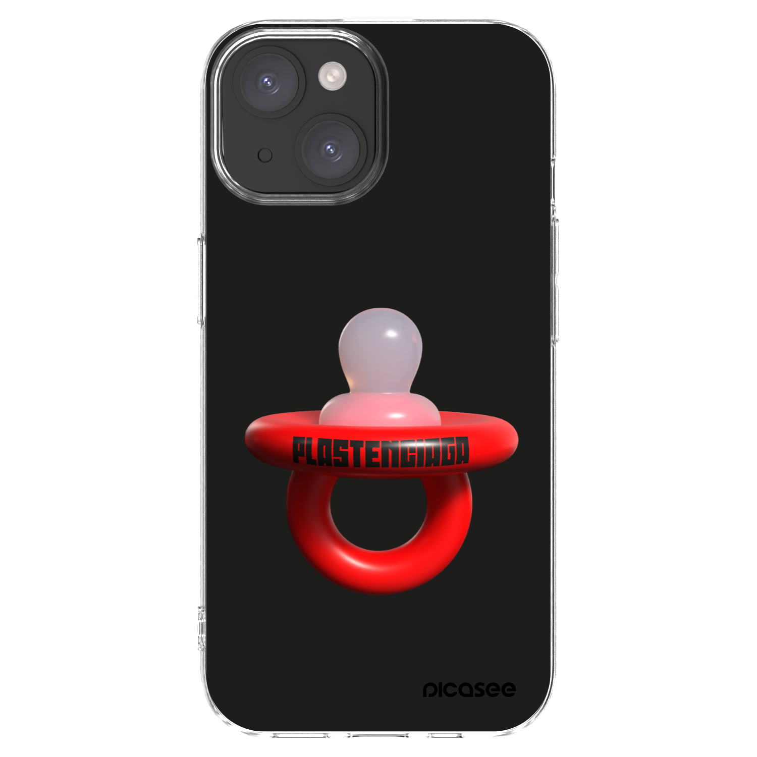 Picasee silikónový prehľadný obal pre Apple iPhone 15 - Le Dudel