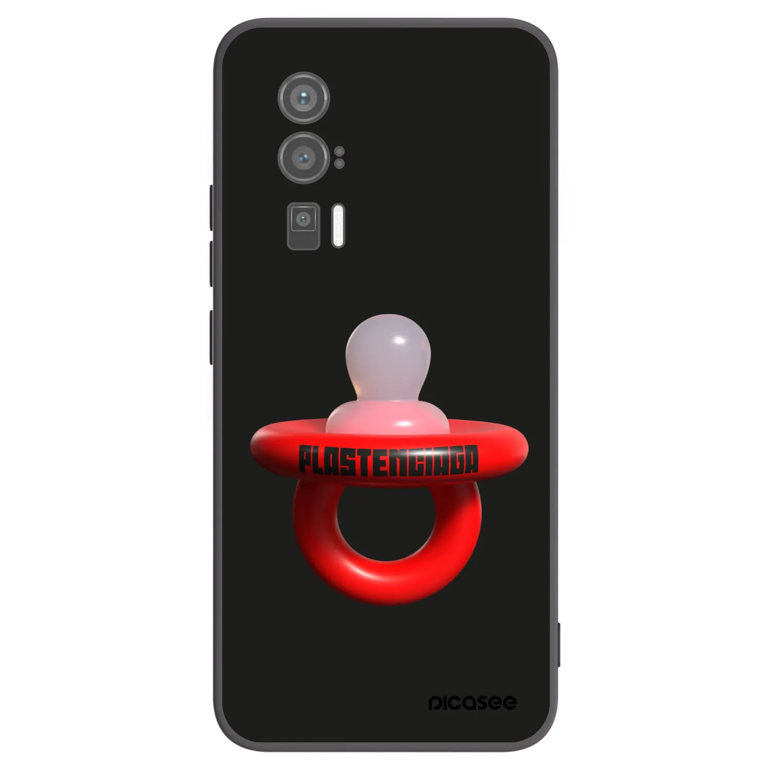 Picasee silikónový čierny obal pre Xiaomi Poco F5 Pro 5G - Le Dudel