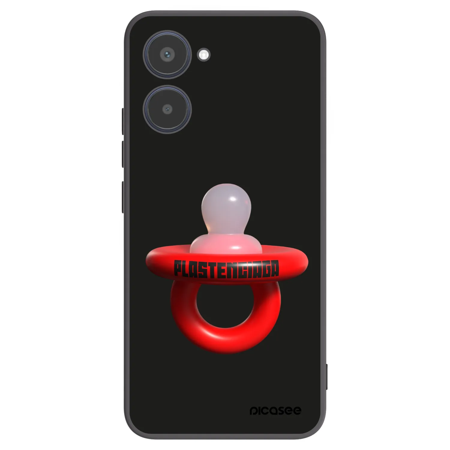 Picasee silikónový čierny obal pre Realme 10 4G - Le Dudel
