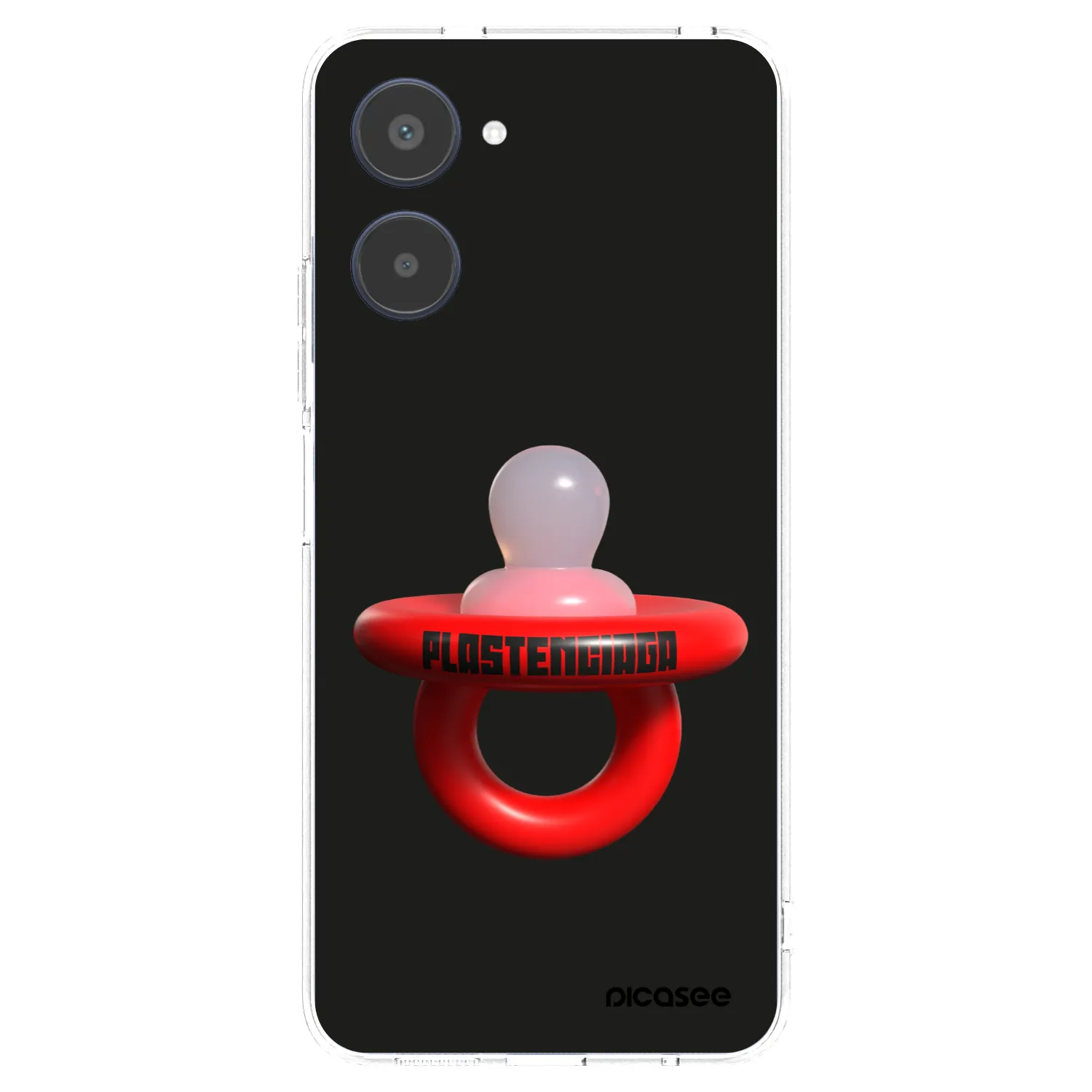 Picasee silikónový prehľadný obal pre Realme 10 4G - Le Dudel