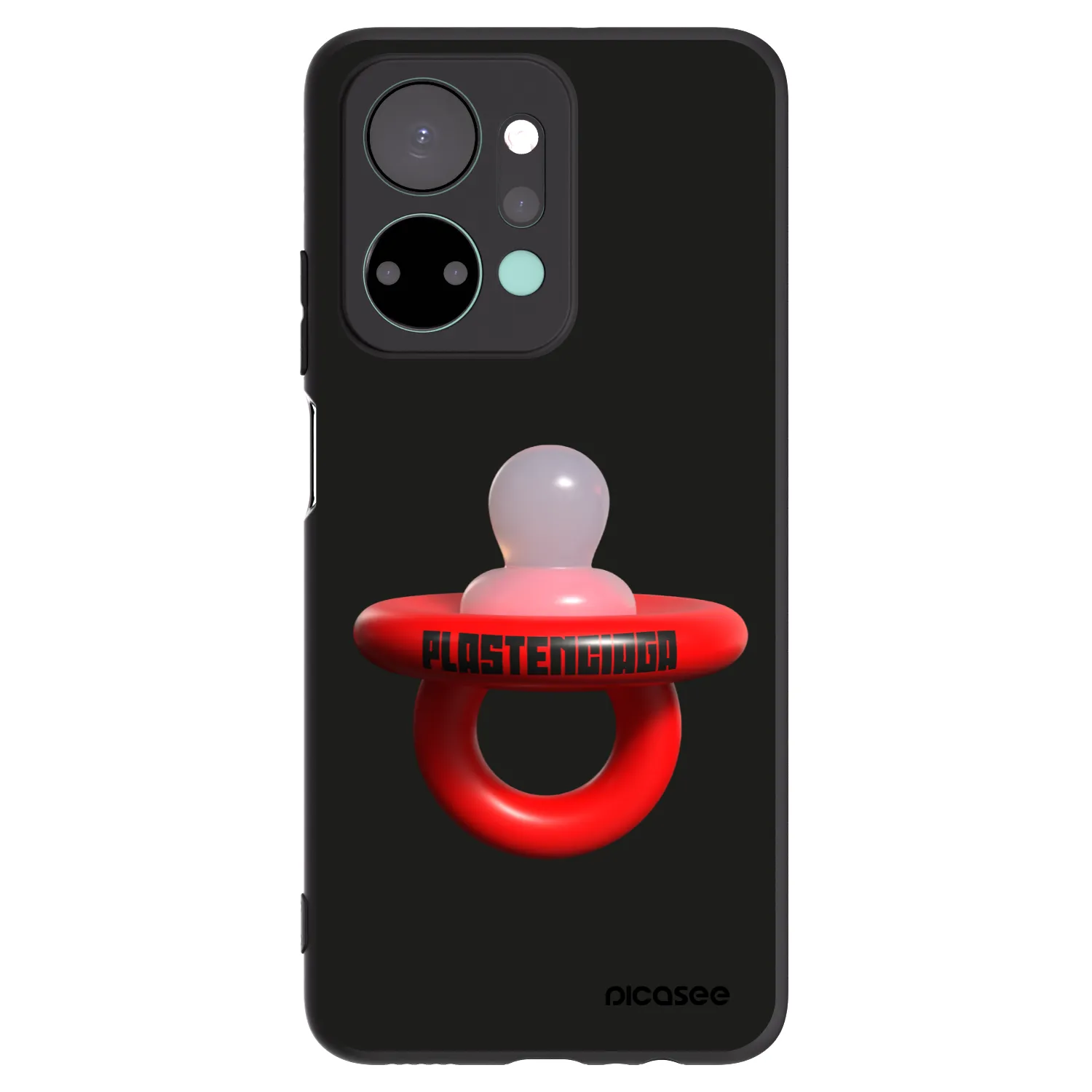 Picasee silikónový čierny obal pre Honor X7a - Le Dudel