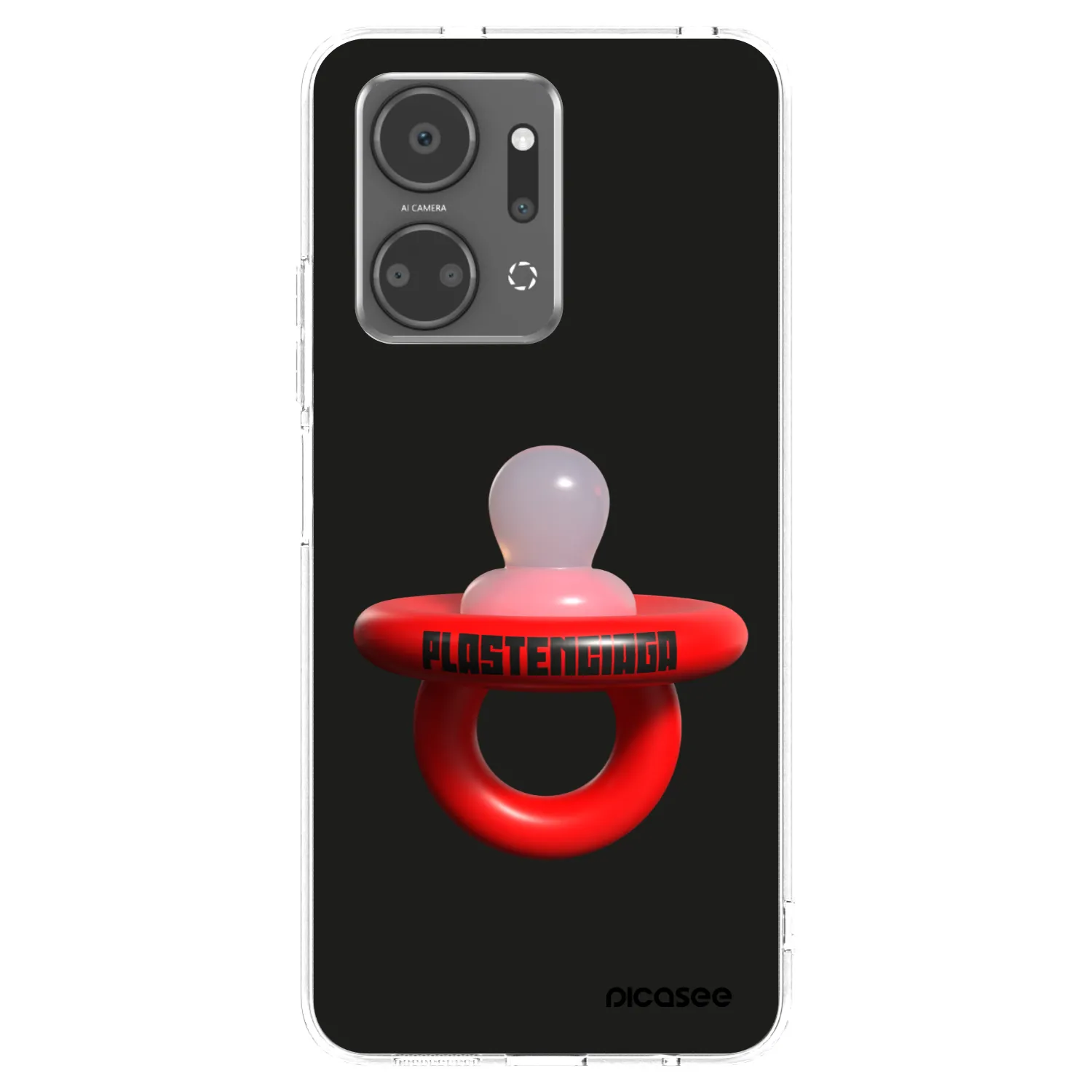Picasee silikónový prehľadný obal pre Honor X7a - Le Dudel