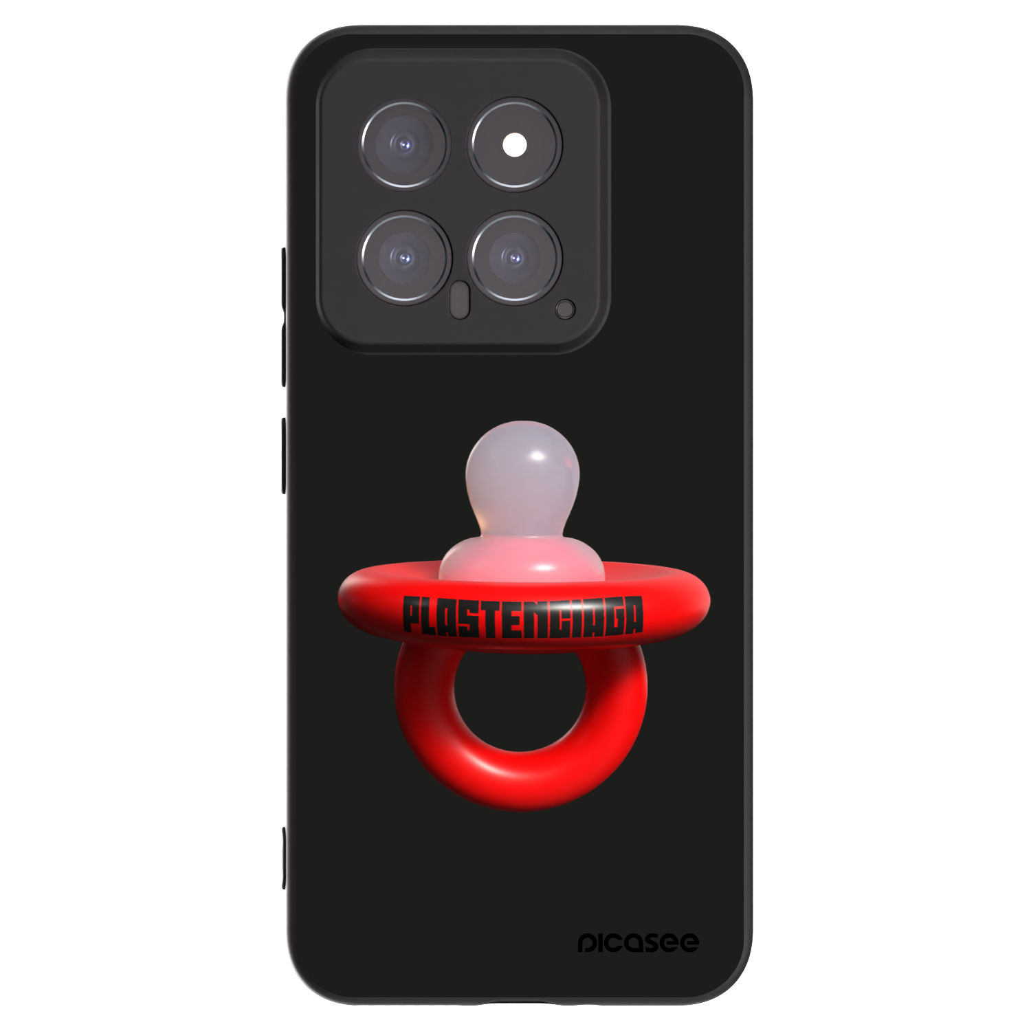 Picasee silikónový čierny obal pre Xiaomi 14 - Le Dudel
