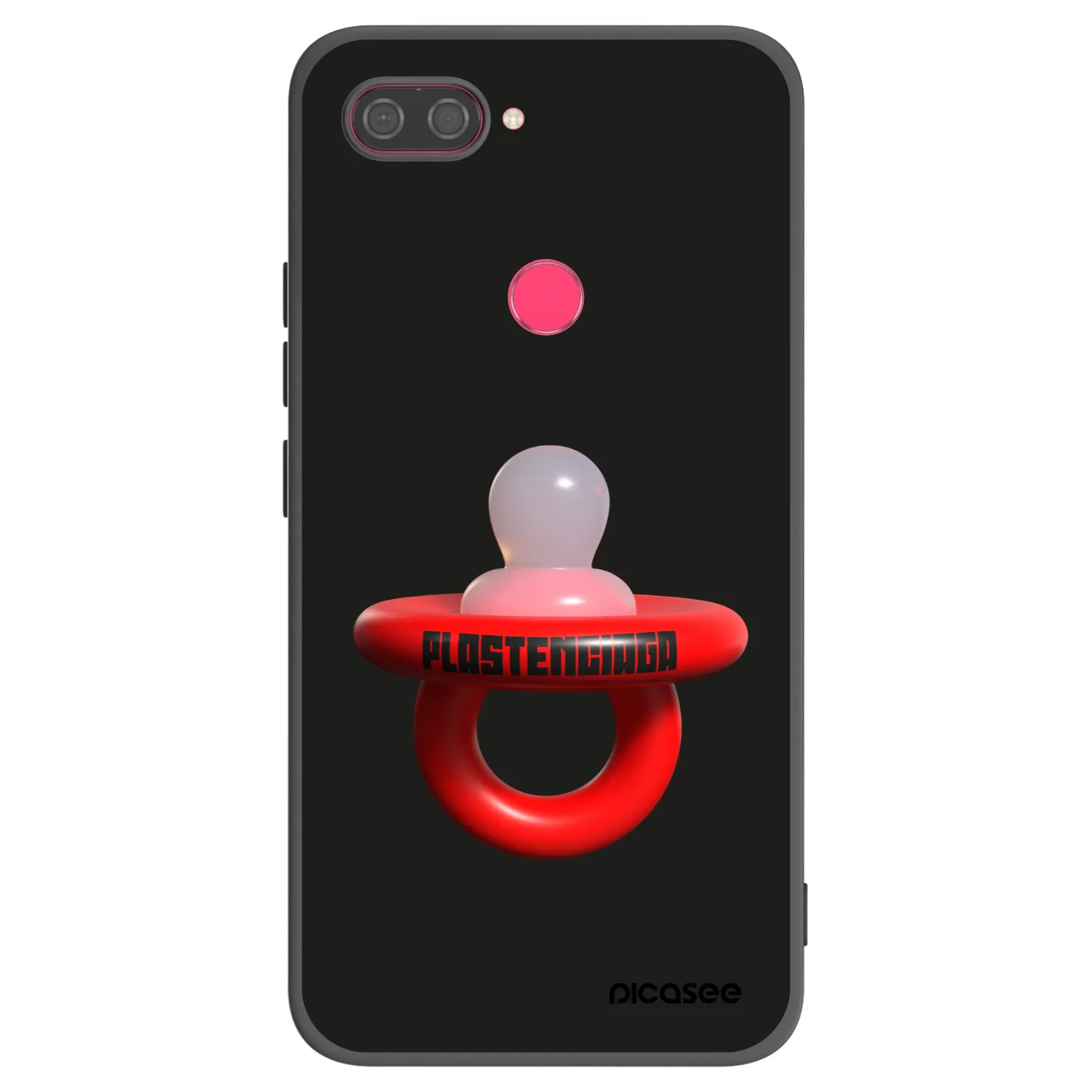 Picasee silikónový čierny obal pre Xiaomi Mi 8 Lite - Le Dudel