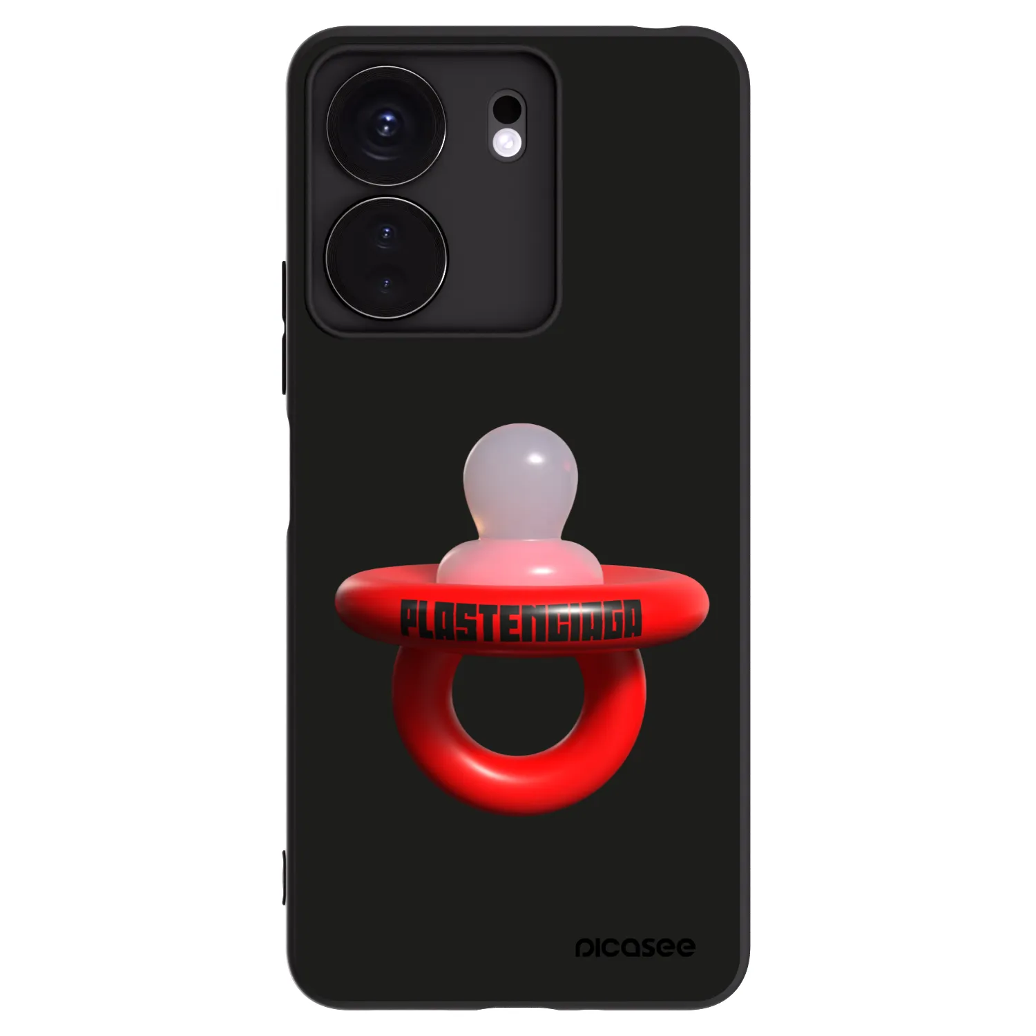 Picasee silikónový čierny obal pre Xiaomi Redmi 13C 4G - Le Dudel