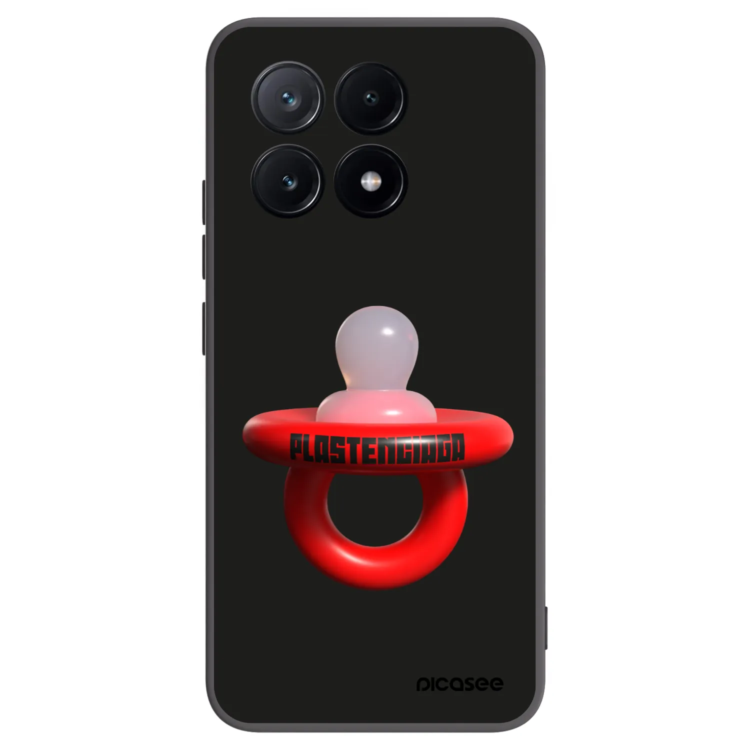 Picasee silikónový čierny obal pre Xiaomi Poco X6 Pro - Le Dudel