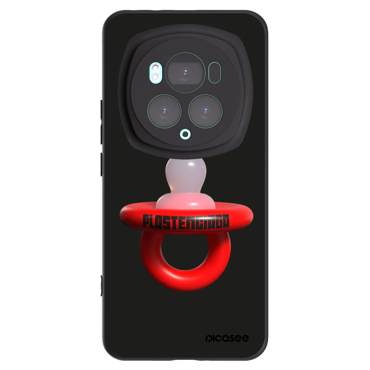 Picasee silikónový čierny obal pre Honor Magic6 Pro - Le Dudel